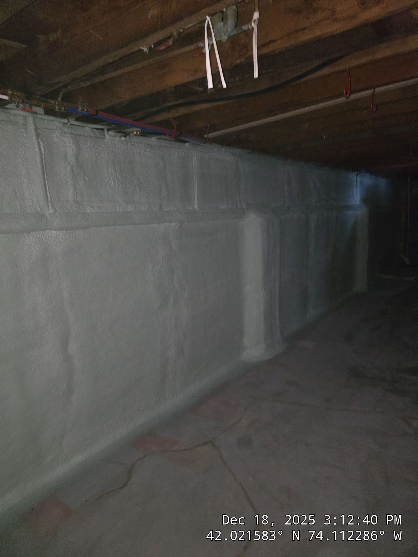 Attic Insulation using open cell spray foam by NYS Foam & Energy