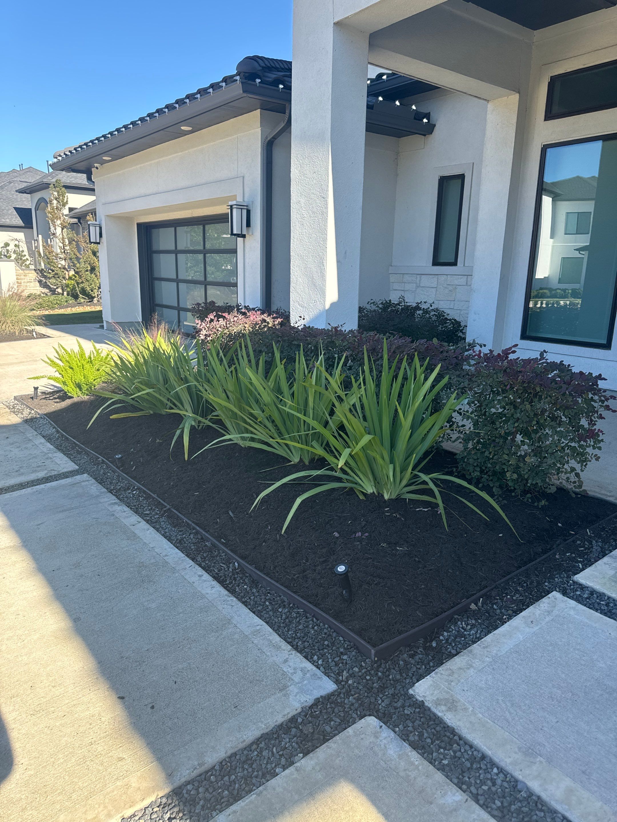 🌿 Mr. OJ – Flower Bed Drainage & Landscape Refresh by Texas Urban Elements