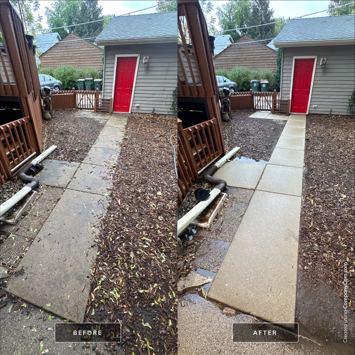 Project in Arlington Heights by Simmons Power & Soft Washing