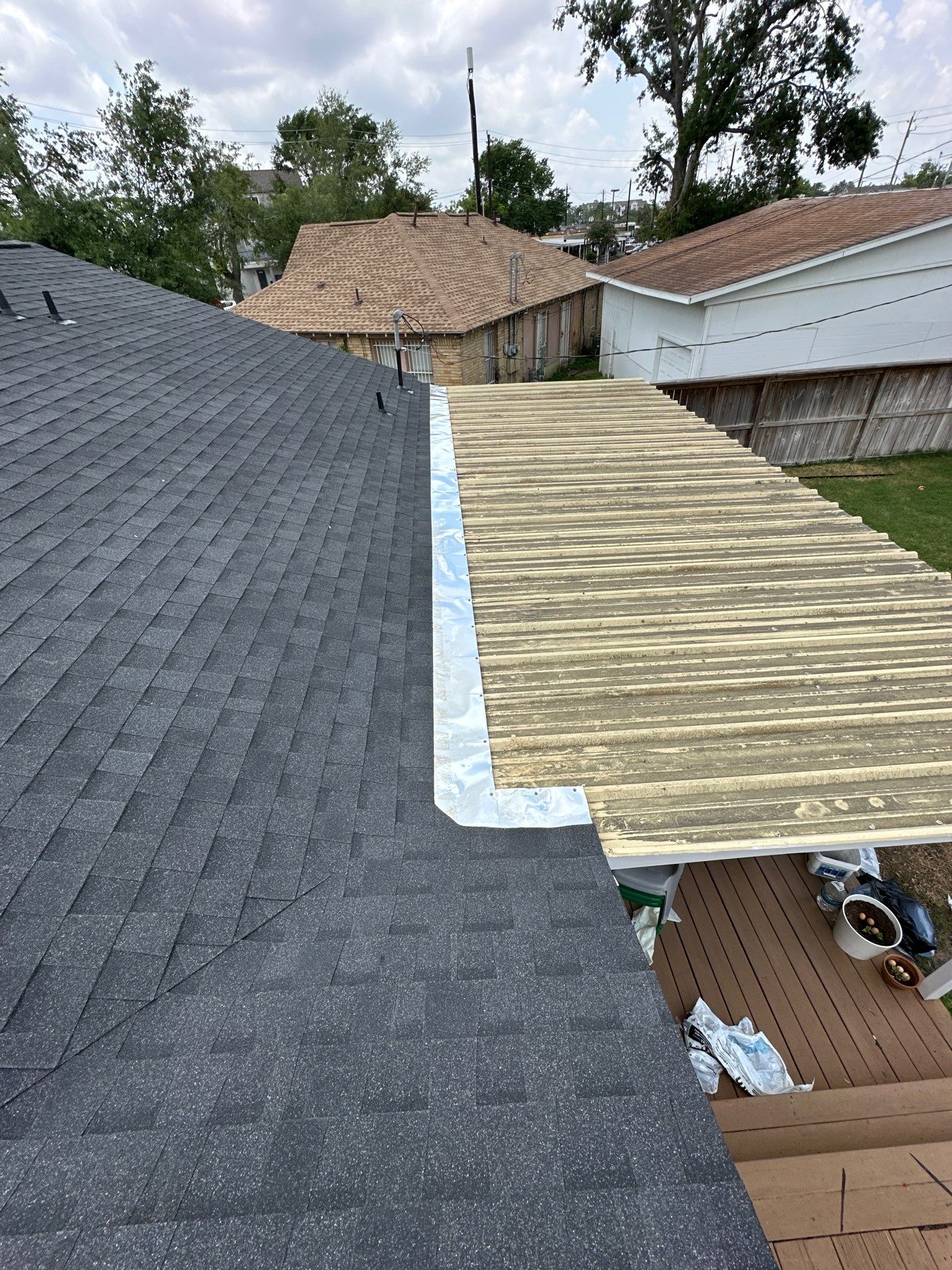 Project in Houston by Motion Roofing