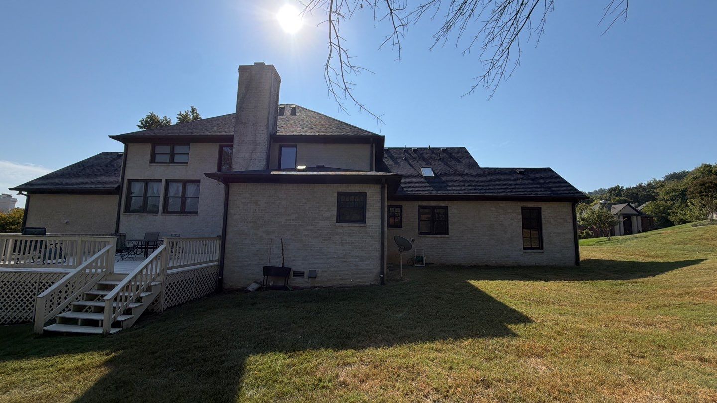 Bronze Gutter System and Exterior Masonry Upgrades in Brentwood by Stellar Roofing & Restorations