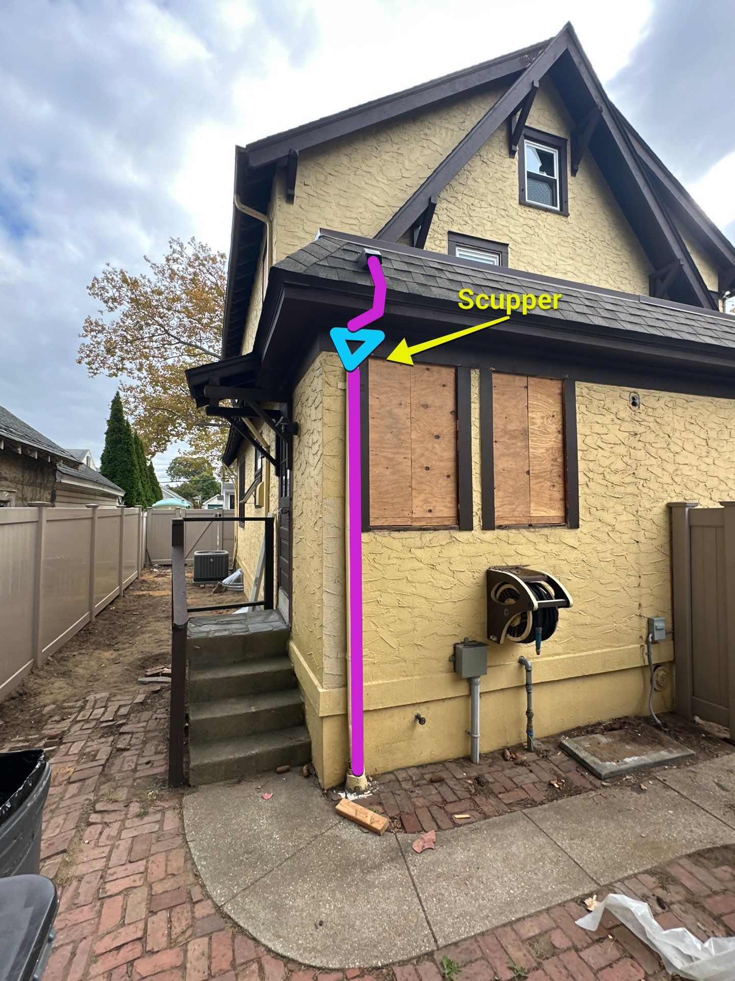 Roof Drainage Installation in Lynbrook, NY** 🌟🏡 by Above All Gutters 