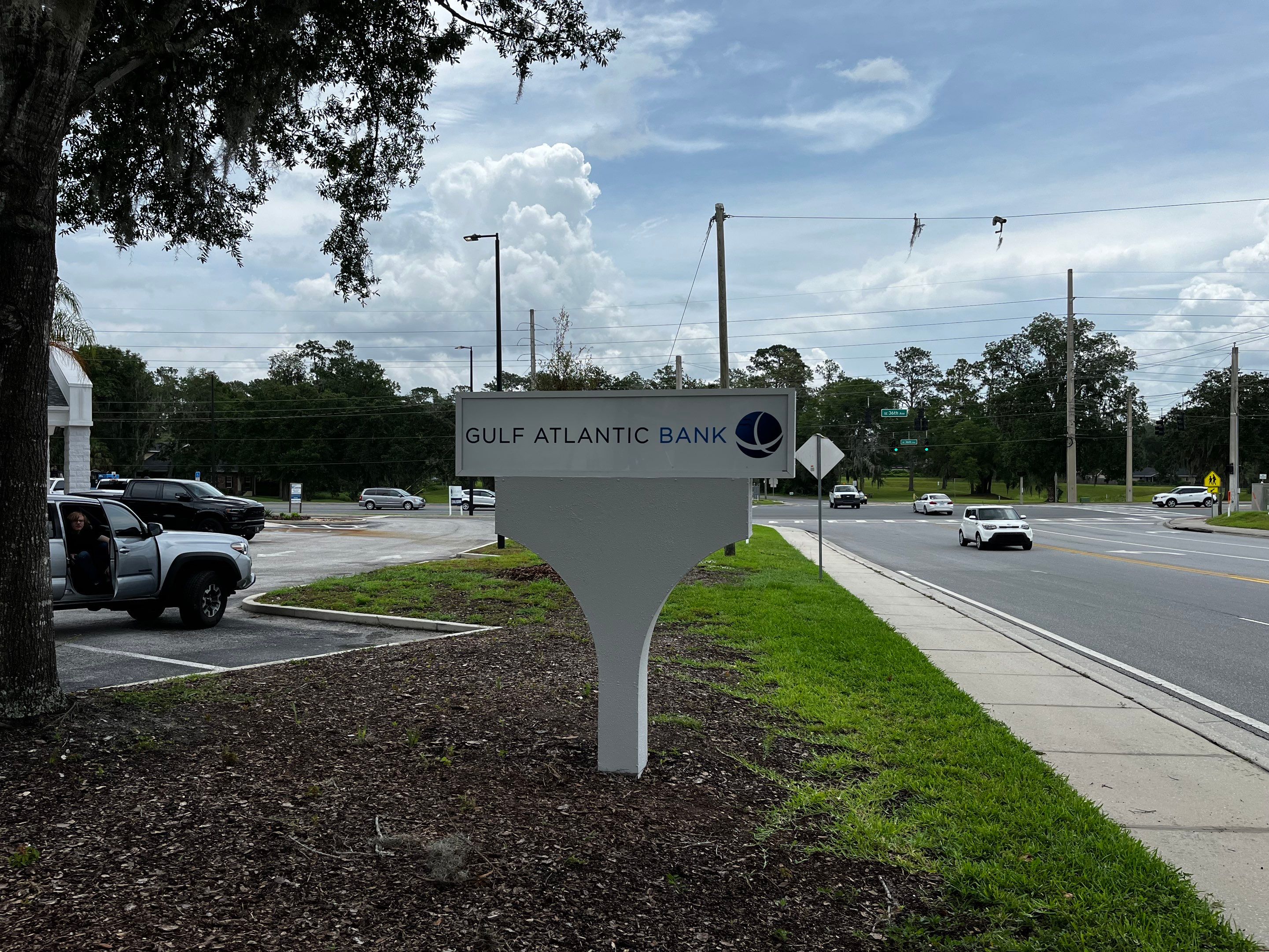 Acrylic lettering for Gulf Atlantic Bank by SignCrafters