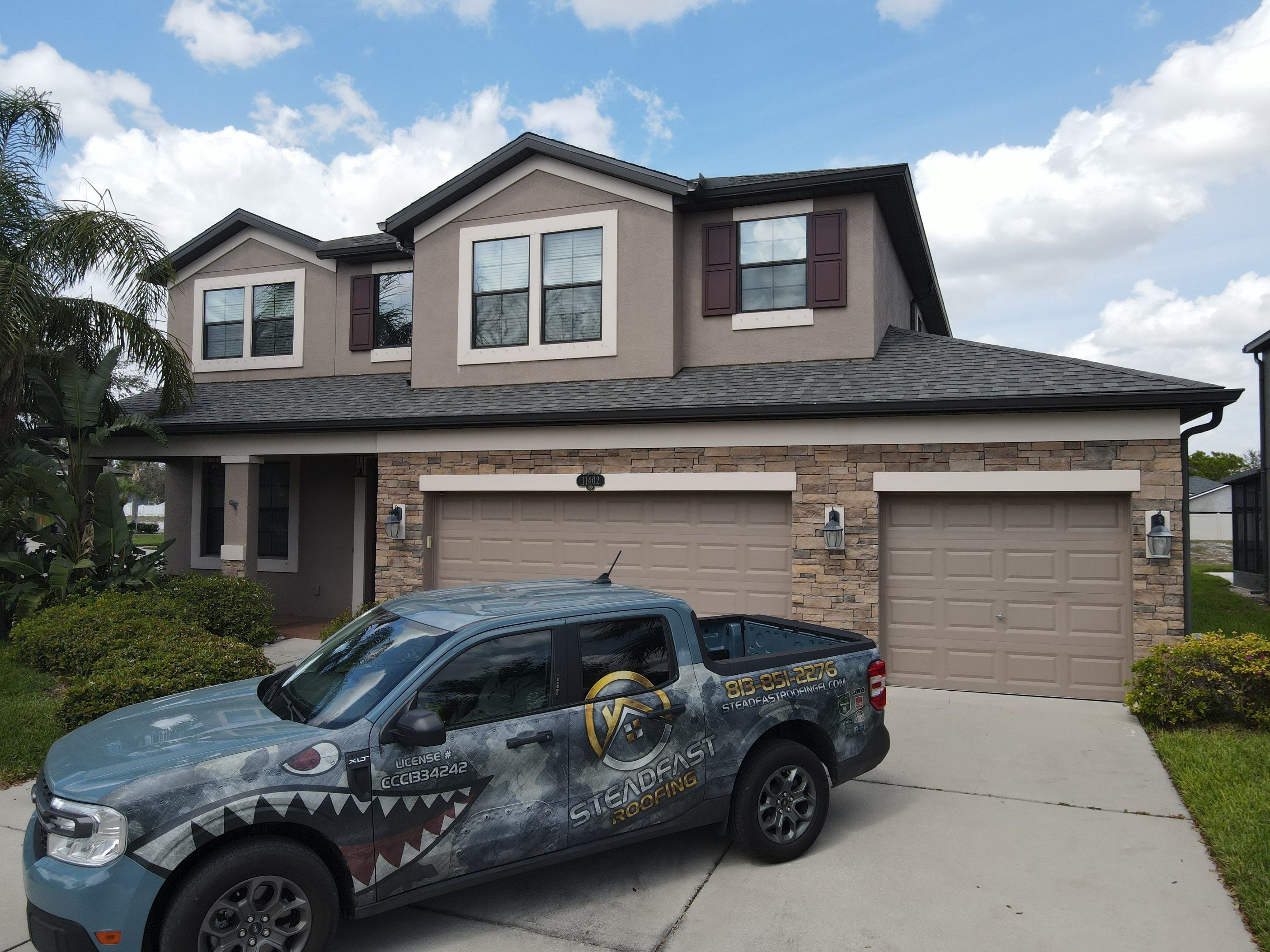 Roof Replacement in Riverview, FL. by Steadfast Roofing