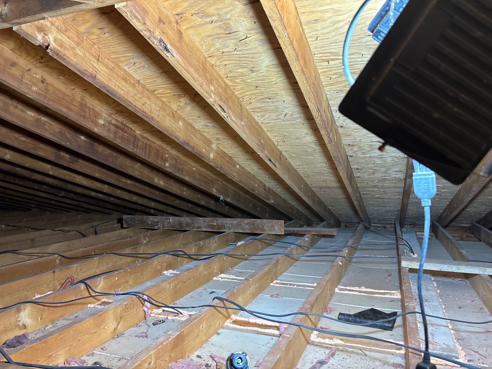 Attic sanitation and insulation upgrade in Glendale, WV by Home Environment Solutions