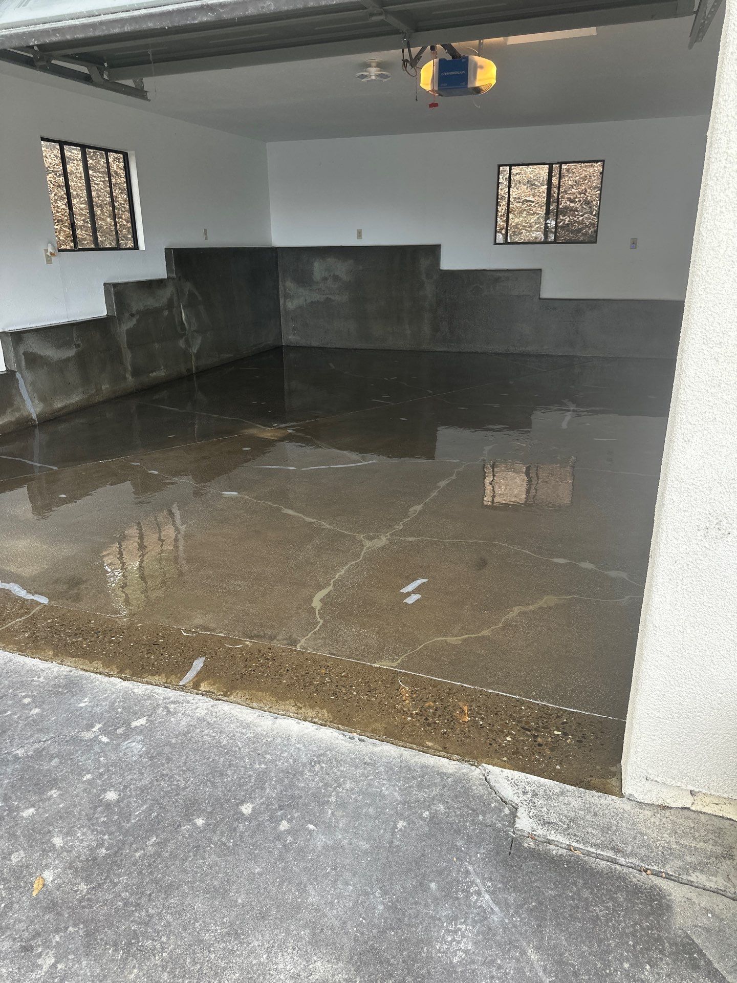 Atascadero Garage Floor Coating with Creekbed Simiron Polyurea System by MGP Coatings