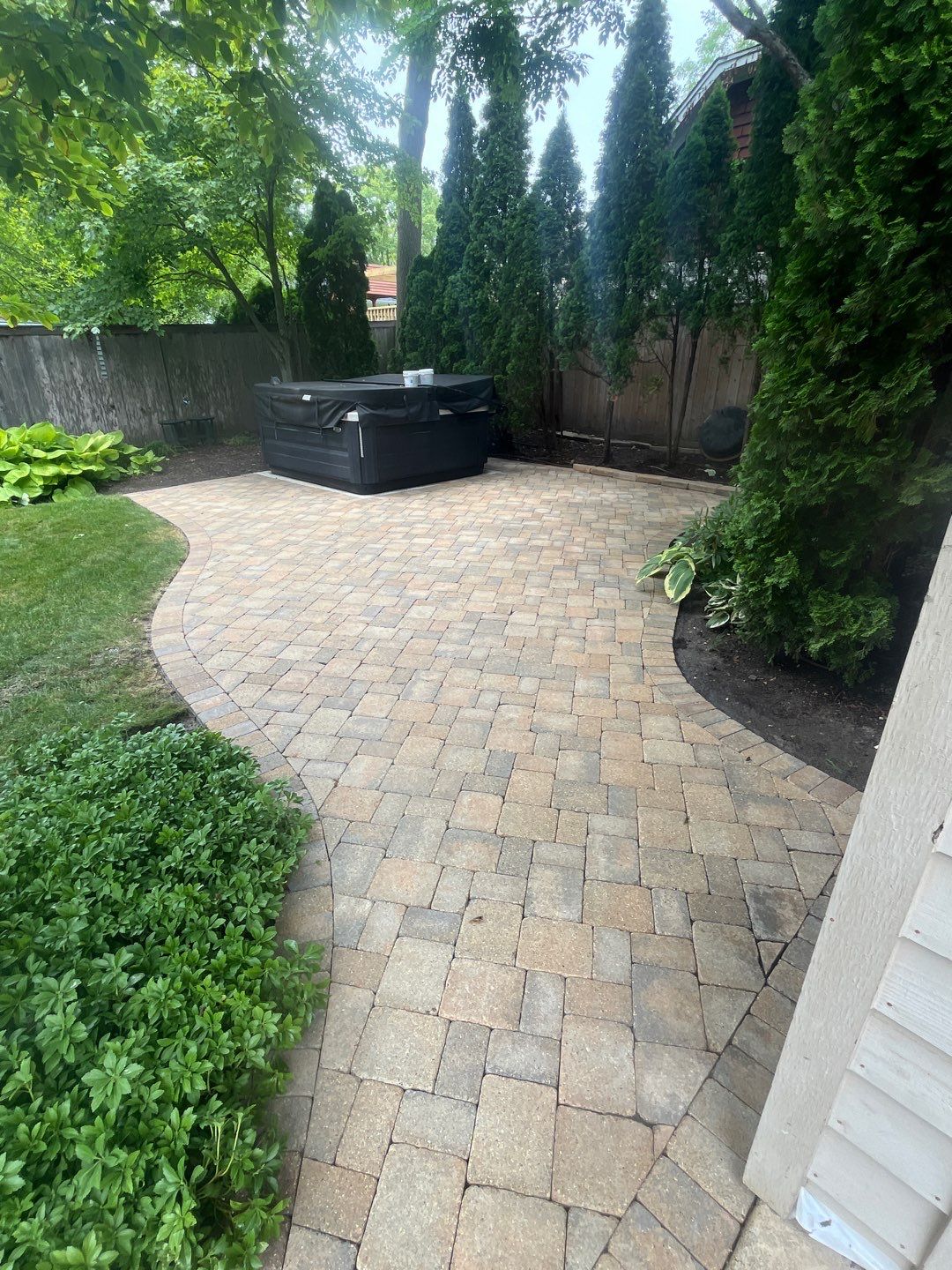 Brick paver clean, sand and seal.  using surebond SB-8700 by Northern Power Washing LLC.