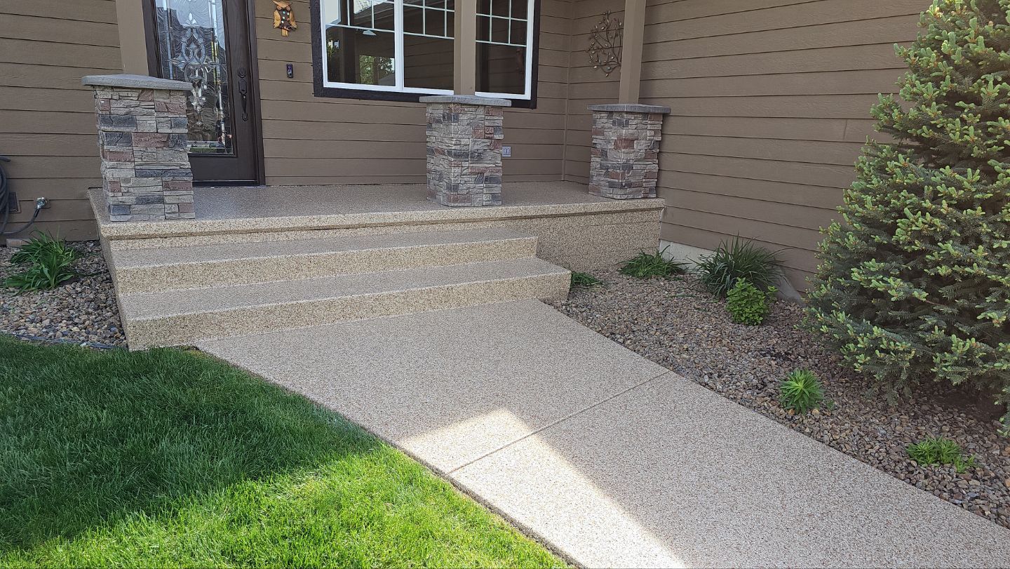Entryway Transformation using Pecan by Croc Coatings, LLC