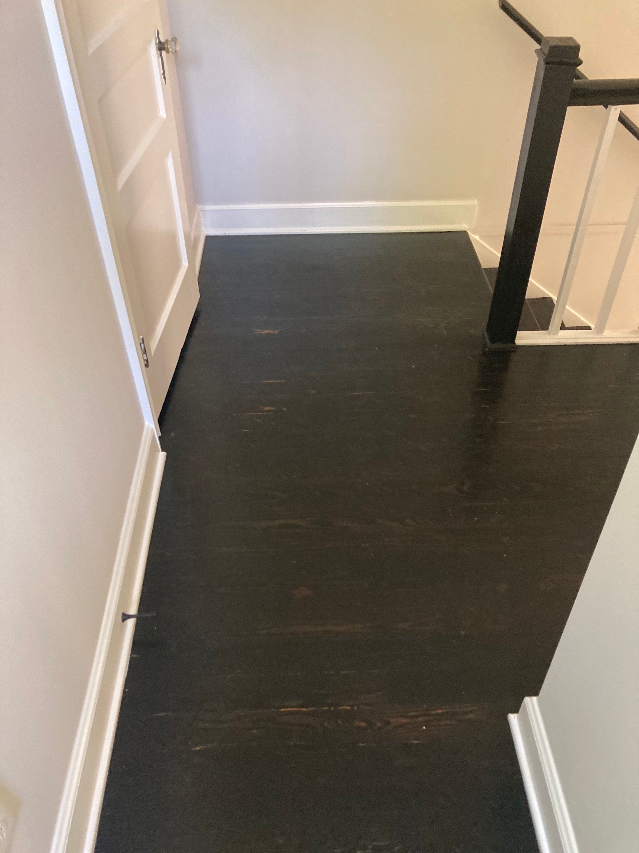 Hardwood floor refinish/restore by Footprints Floors of Nashville