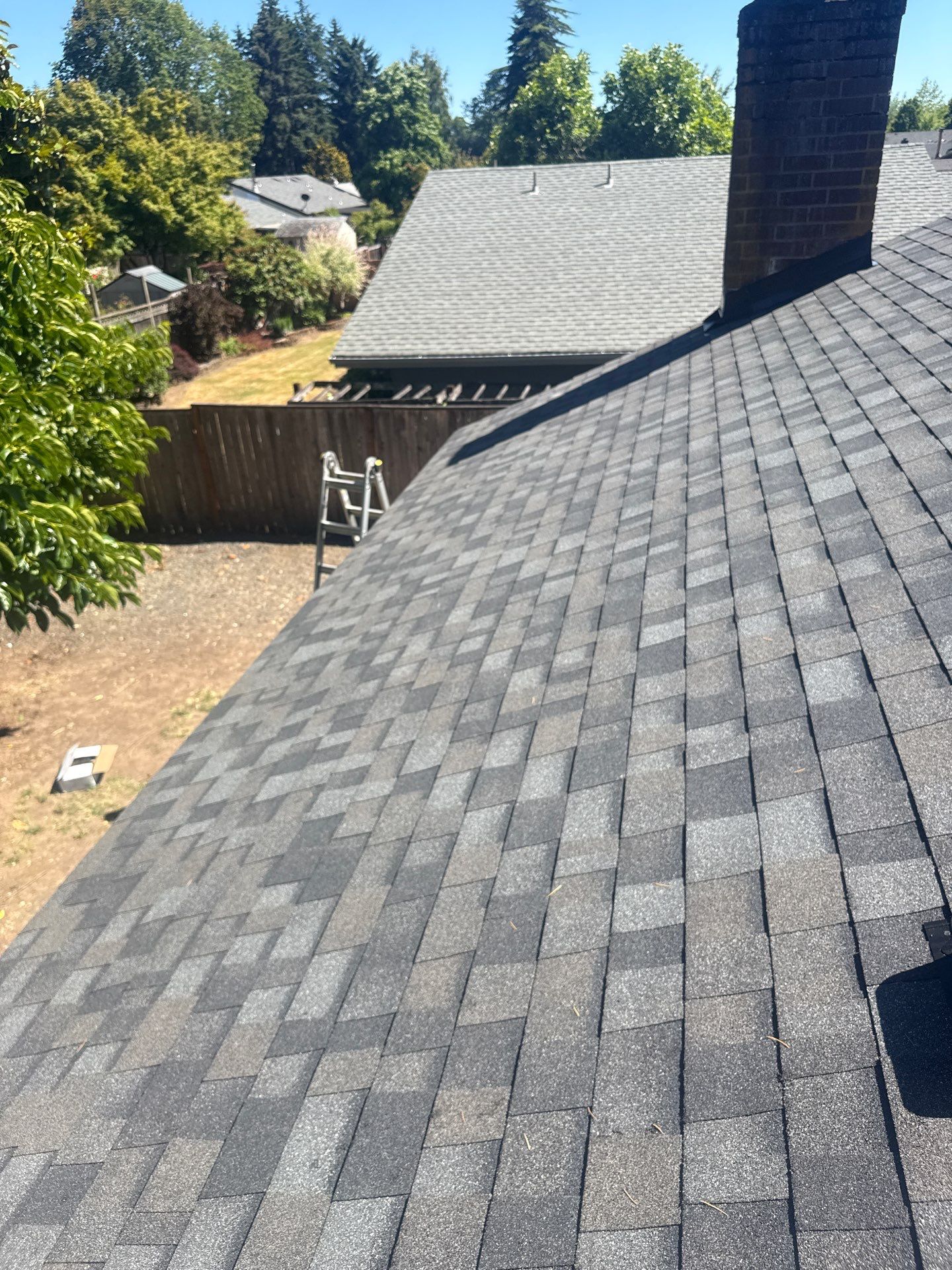 Residential Asphalt Shingle Reroof and Fascia Replacement in Eugene by BEST Roofing & Waterproofing