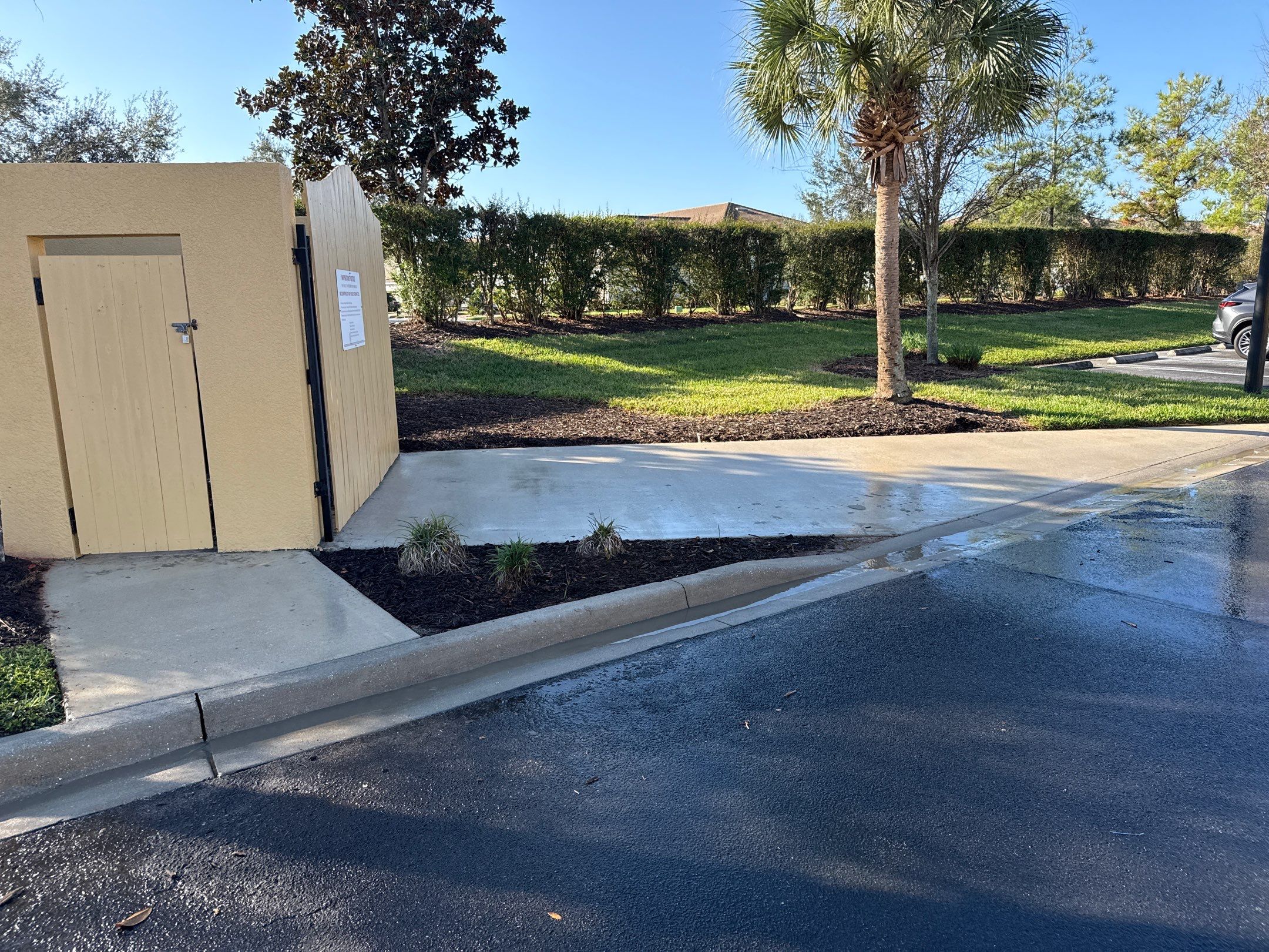 HOA Condo Concrete Driveway & Sidewalk Cleaning – River Strand Community, Bradenton, FL by Sunshine AquaWash