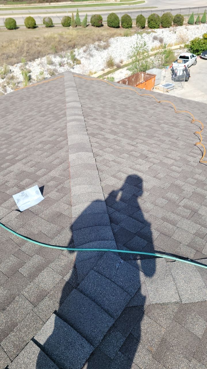Apartment Roofing Installation using GAF HDZ Shingles, GAF TPO and Pavers in Lewisville, TX by Roof Experts