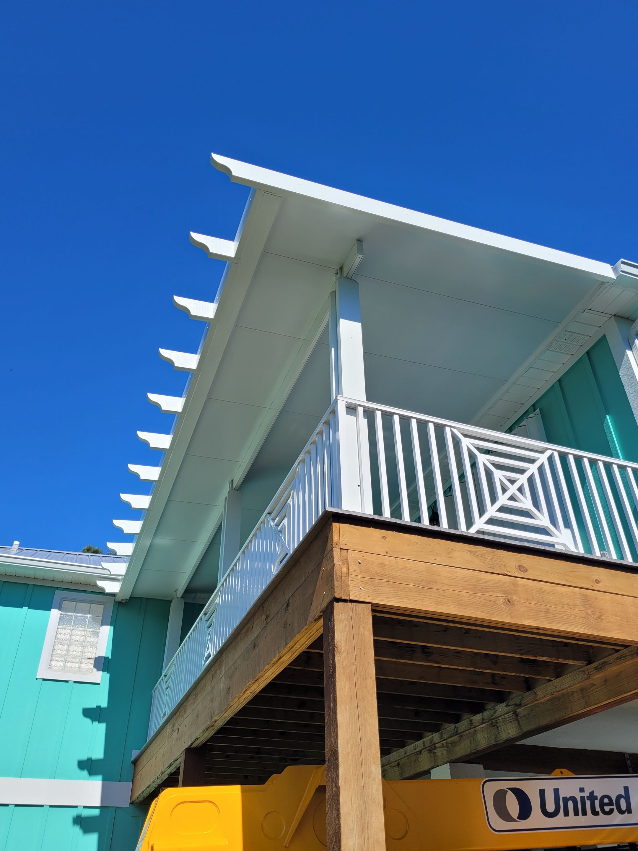 Elevated Patio Cover w/Pergola Trim by Titan Sunrooms