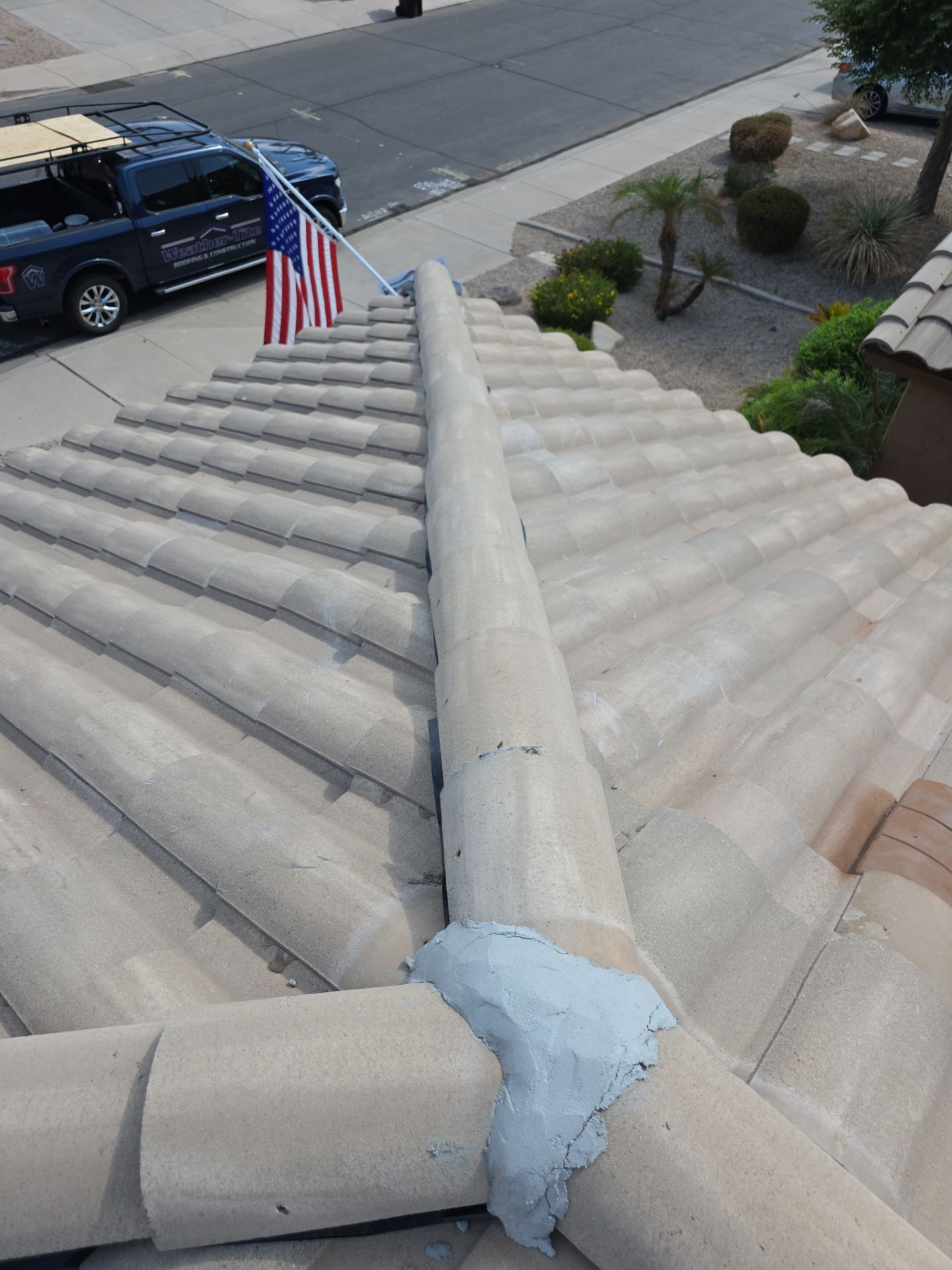 New tile reset for this beautiful home in Chandler by Weather-Tite Roofing