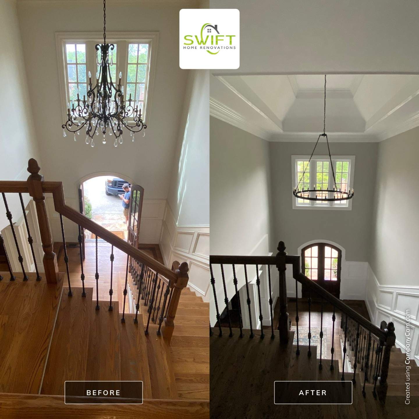 Comprehensive General Interior Remodeling With Custom Millwork In Marietta by Swift Home Renovations