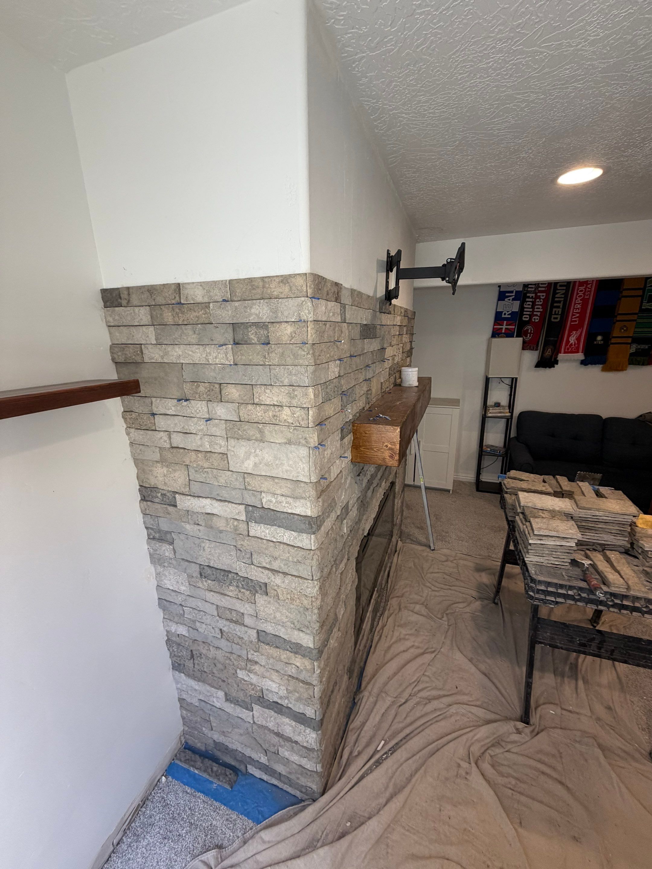 Fireplace Project in Murray by Rudd Builders LLC