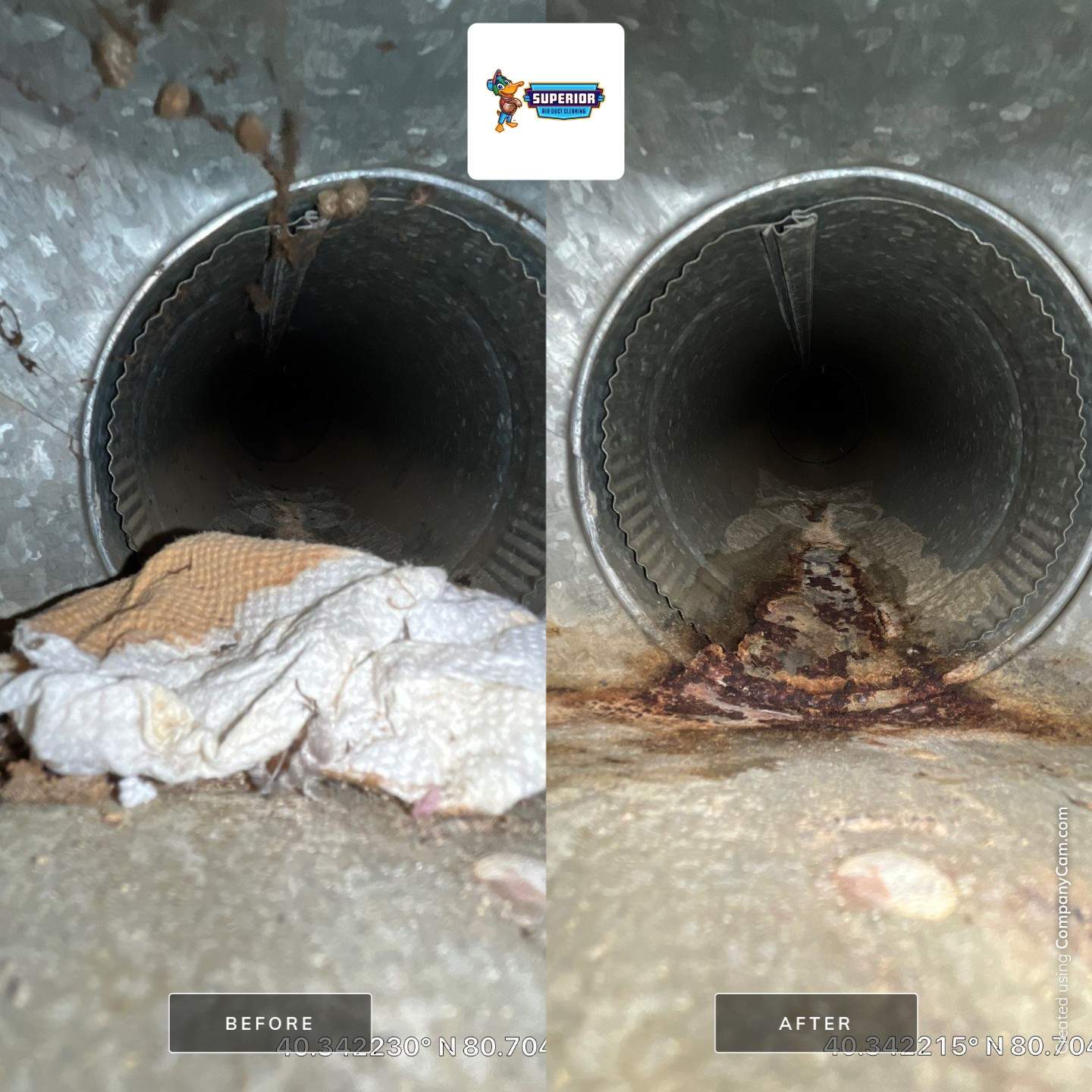 Air Duct Cleaning With a Vacuum Truck in Wintersville, OH by Superior Air Duct Cleaning
