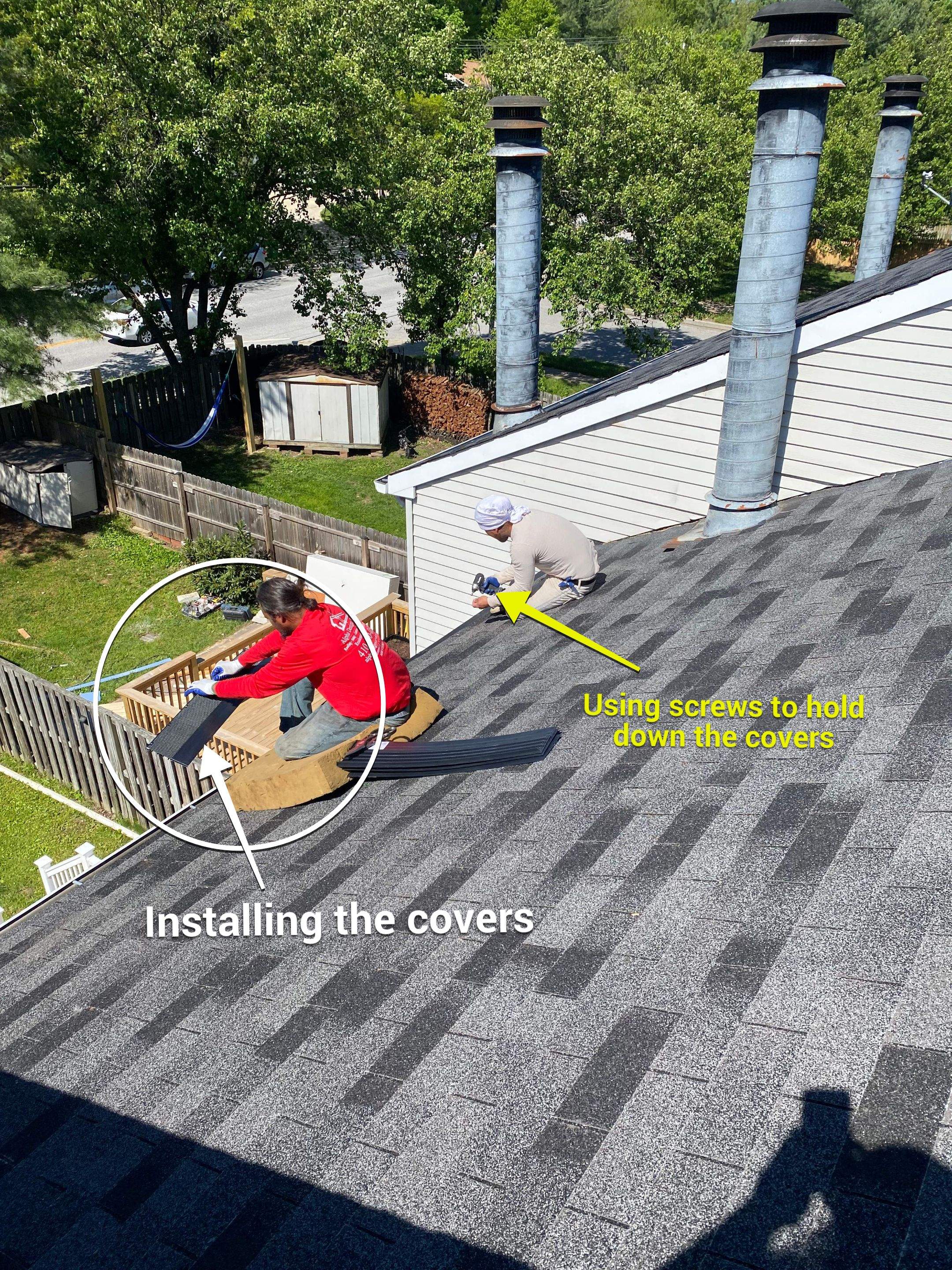 Gutter Repair using Rain Drop Gutter covers by Alpha Design Services
