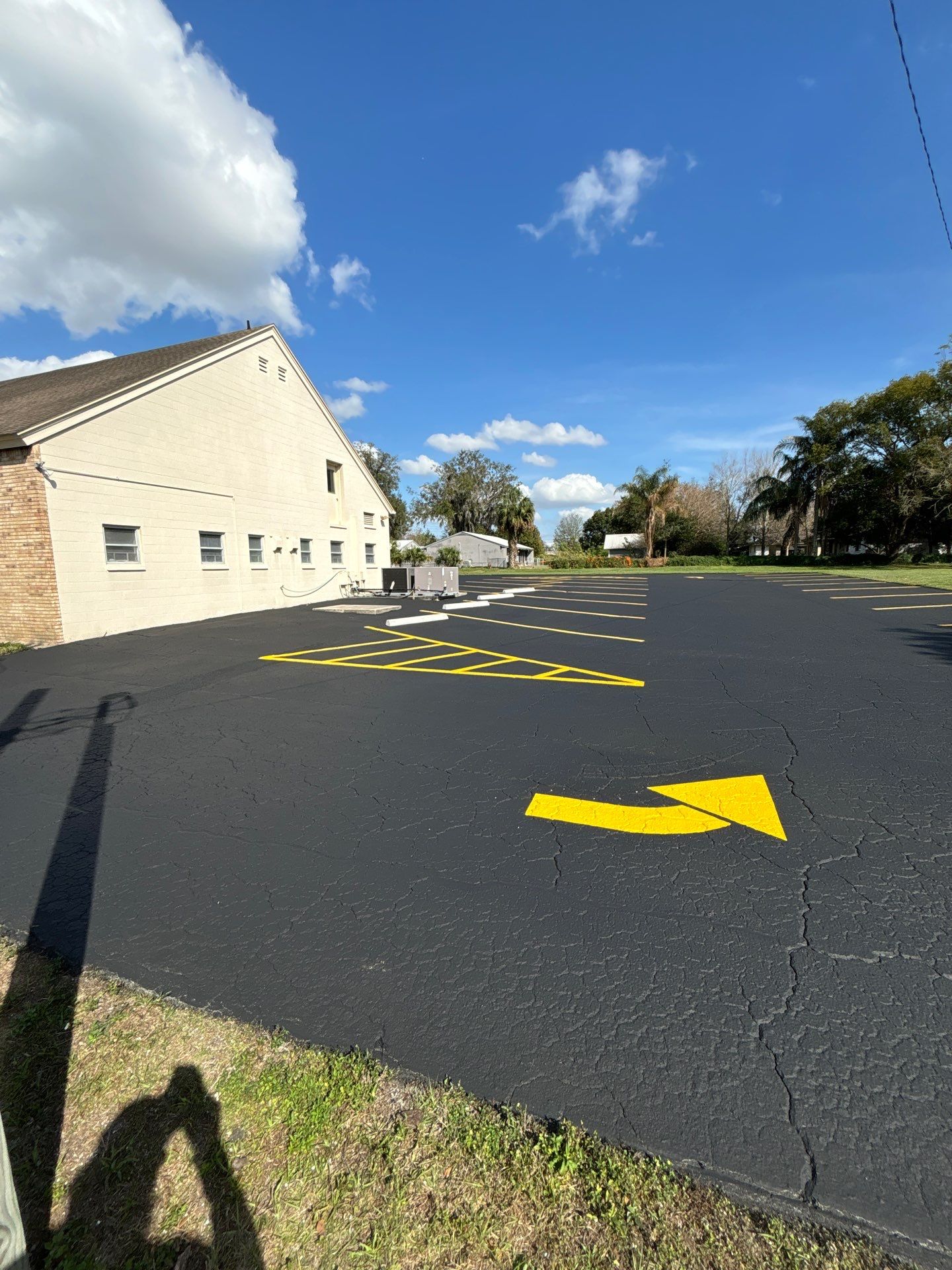 Asphalt Repair, Sealcoating & Line Striping at Beacon Hill Fellowship by Everline Coatings & Services - Southwest FL