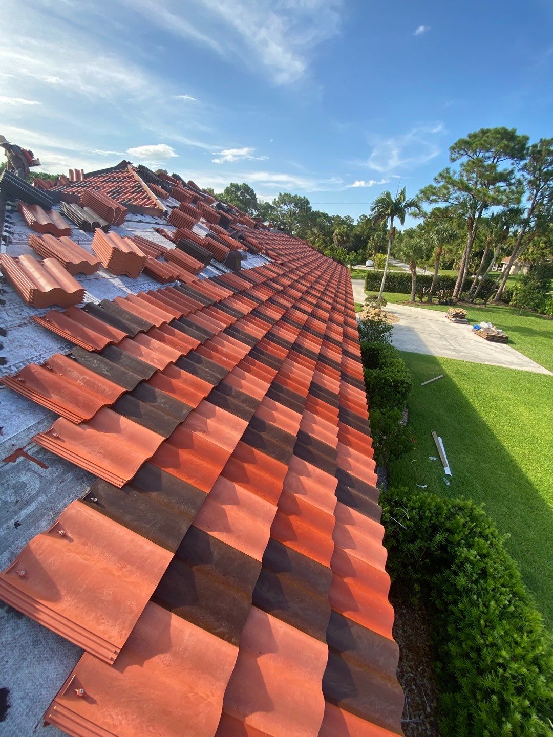 Residential Roofing Installation using Brava Spanish Tile in West Palm Beach by International Roofing