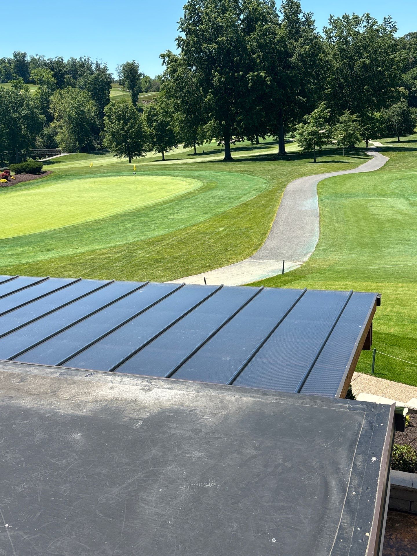 Custom Timber Pergola and Polycarbonate Roof Installation in Canonsburg by Cousins Roofing Siding & Decks