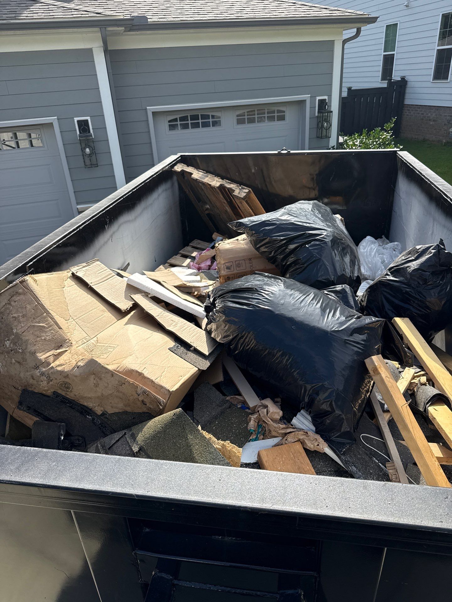 Project in Charlotte by Badger Hauling