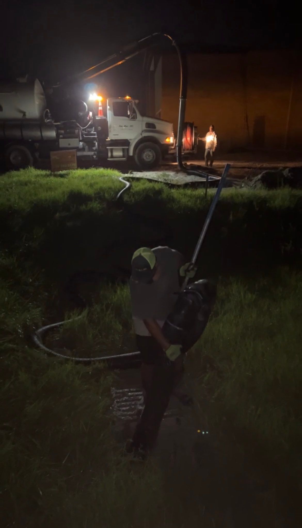 New Construction Storm Drain System Cleaning by APS Power & Water
