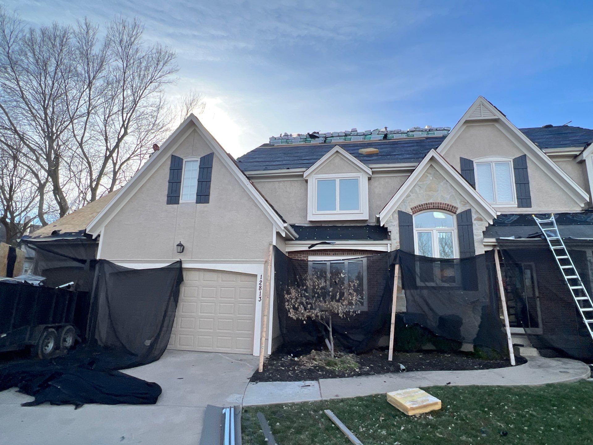 Project in Overland Park by HT Roofing & Construction, INC