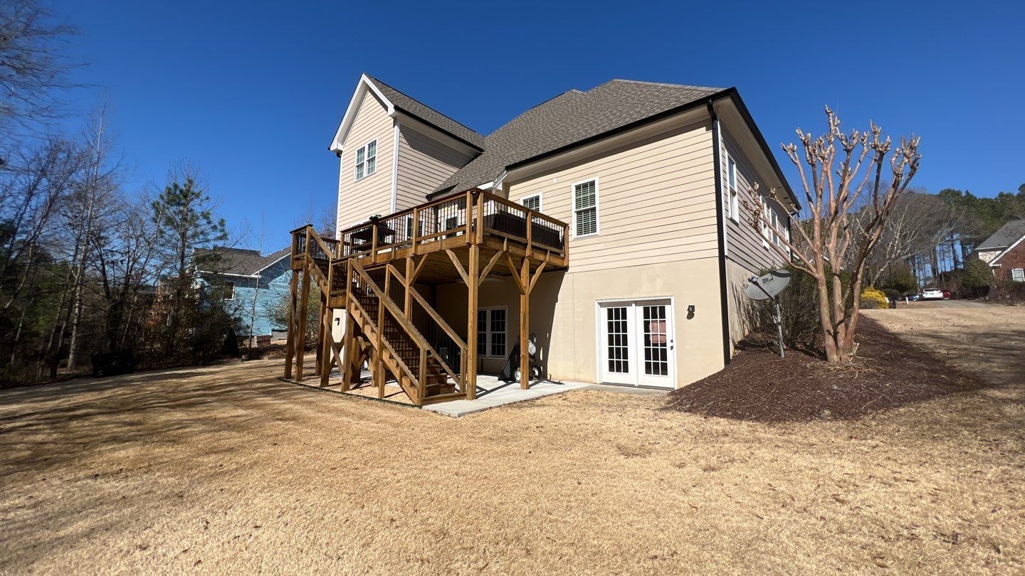 Coated Deck using Wood Sealant by DuraSeal