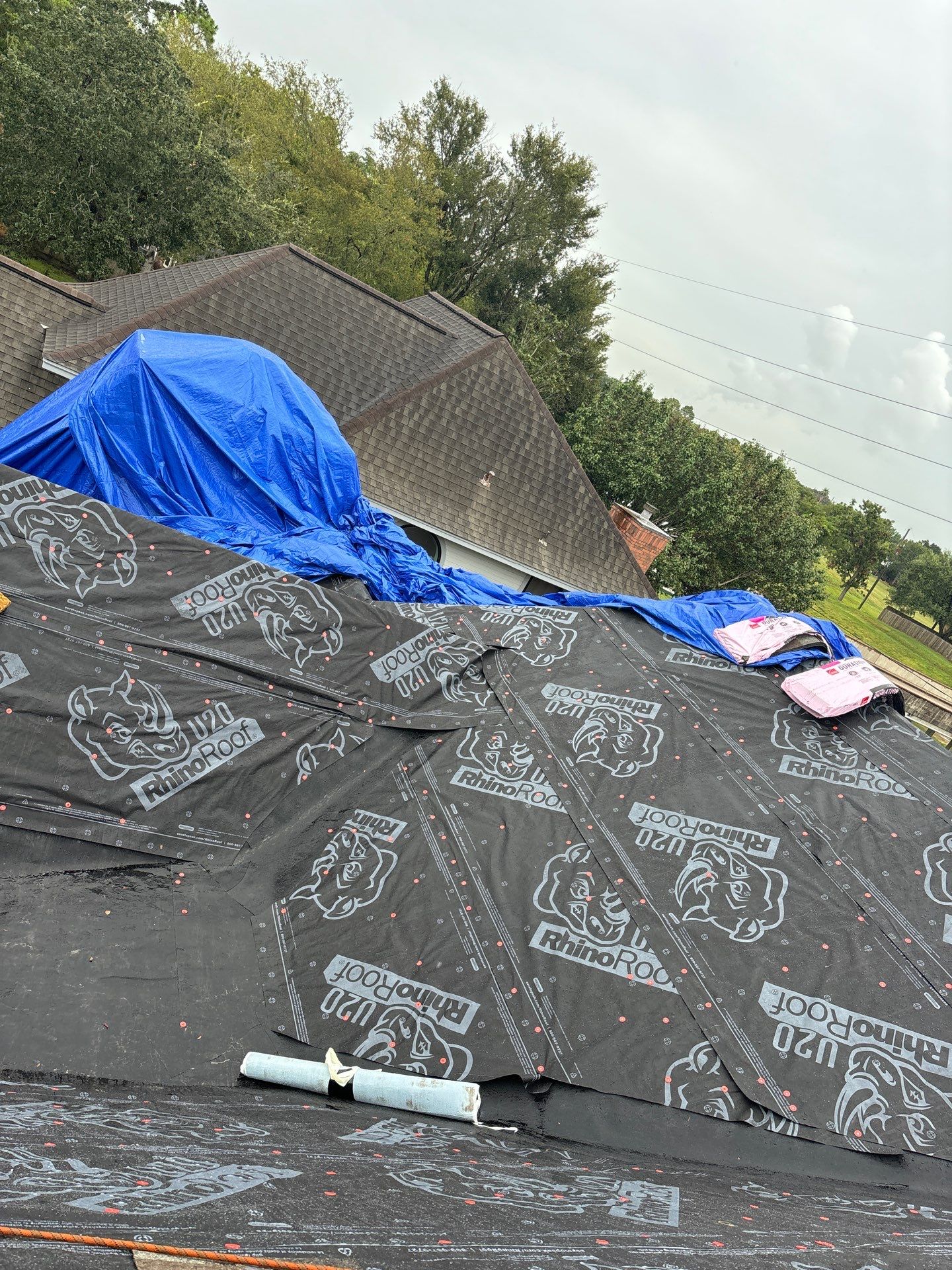 Residential Roofing Installation using Owen's Corning Duration (Lifetime) Shingles by Roof Repair Company