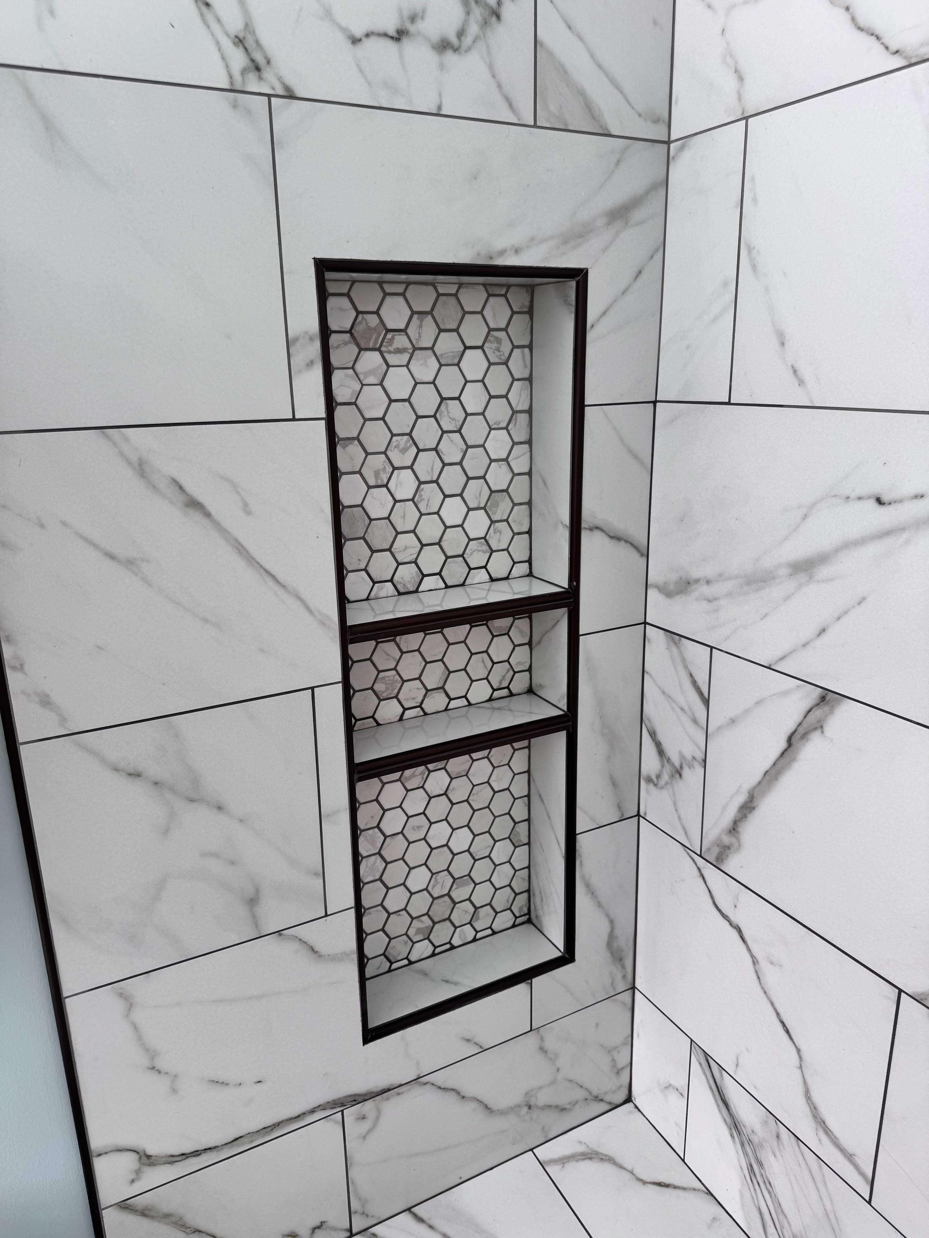 Tub to walk-in shower by Prudencio