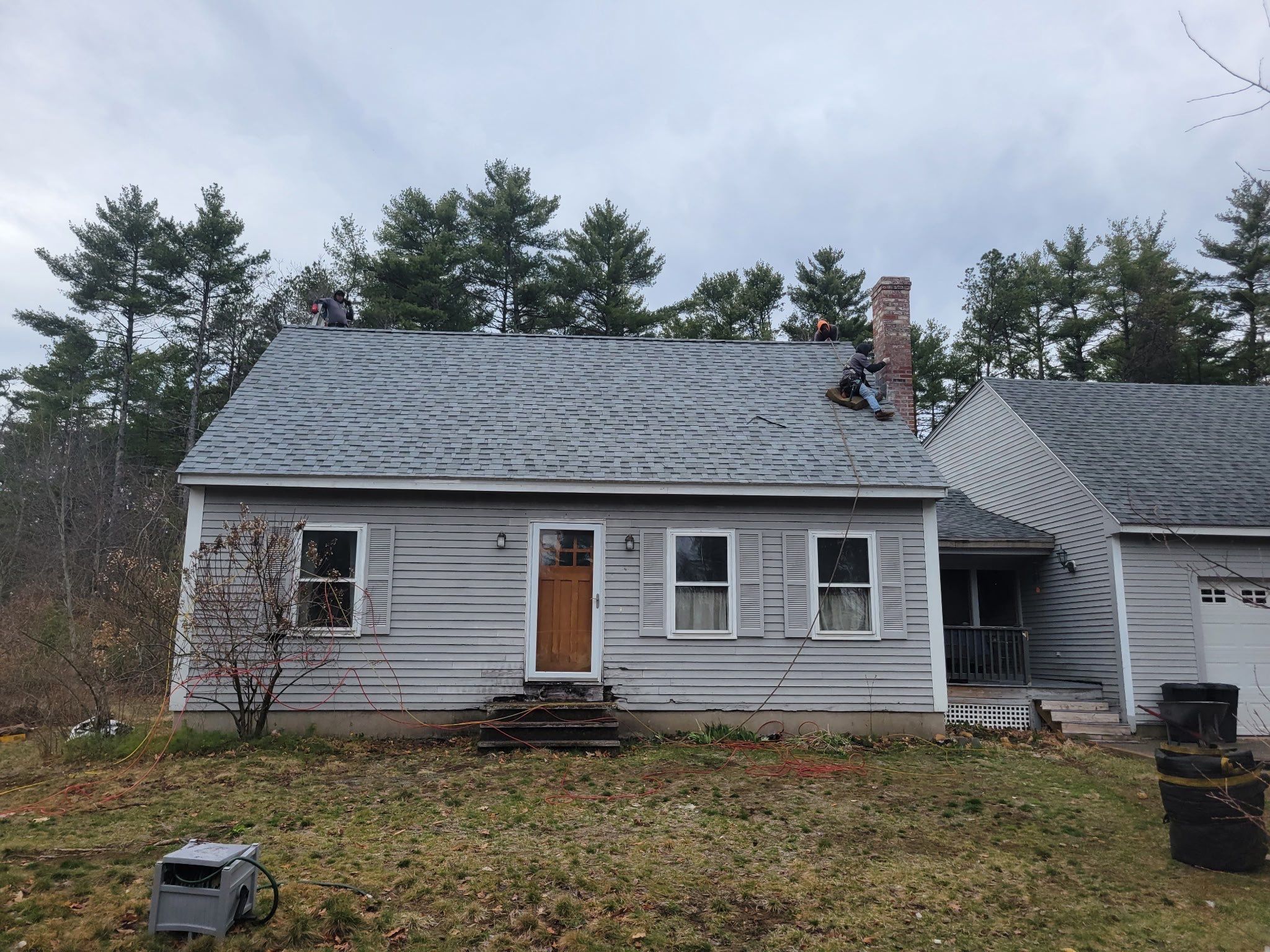 Residential Roof Replacement and IKO Cambridge Shingle Installation in Berwick by Tall pine roofing