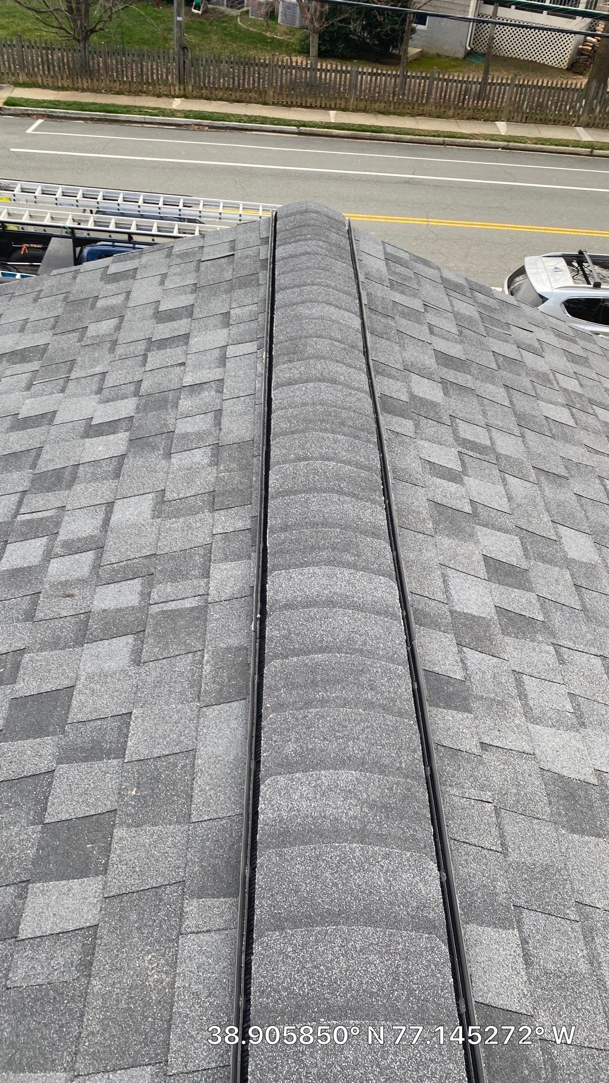 Arlington CertainTeed Landmark Pro Roof in Max Def Moire Black by RM Banning, Inc.