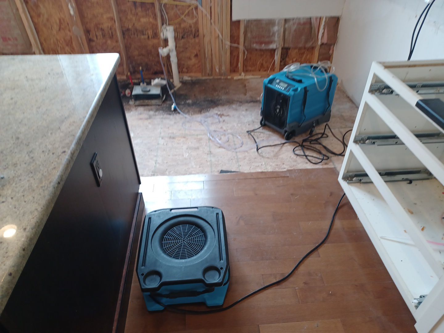 Project in West Bloomfield Township by EzDry Water Mitigation & Property Restoration