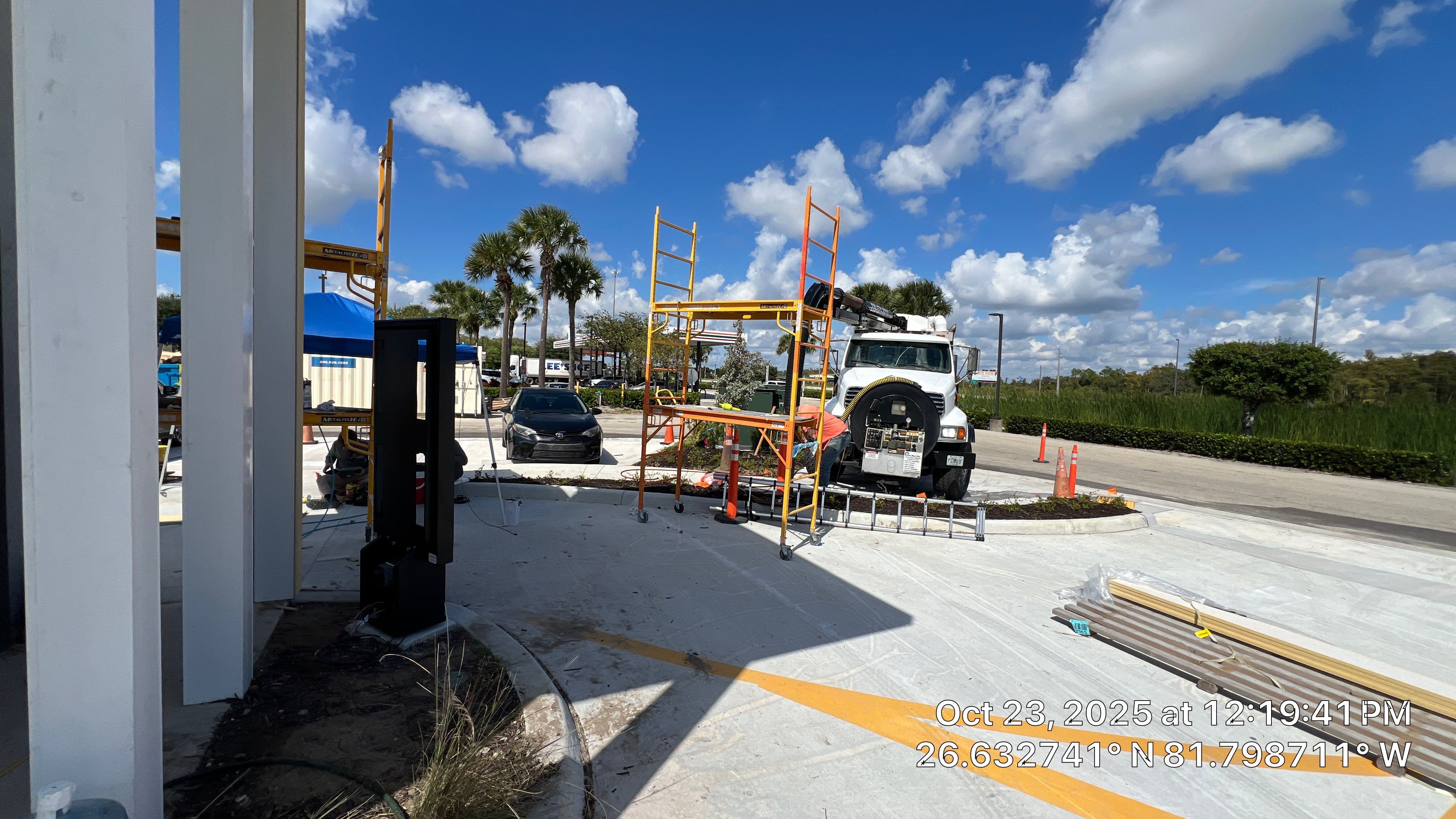 Coffee Rush Fort Myers with PRS by Don Mar, Inc. Storm Water Solutions