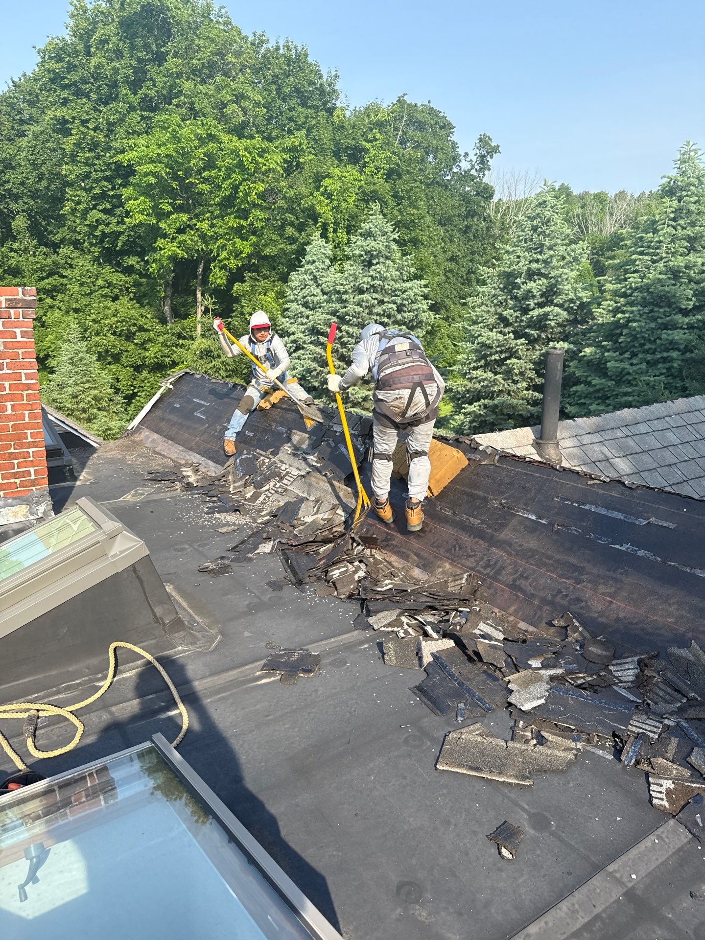 Full Roof Replacement & EPDM Restoration – North Andover, MA by Mighty Dog Roofing of Greater Middlesex County