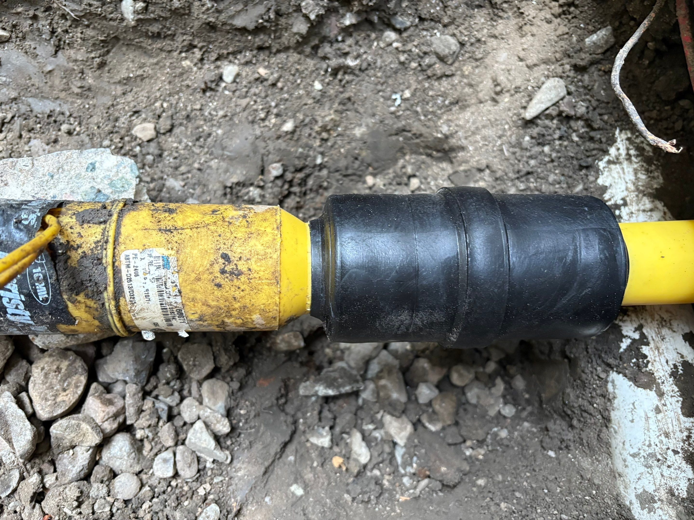 Bad Gas Line installation Leak by Professional Plumbing Inc
