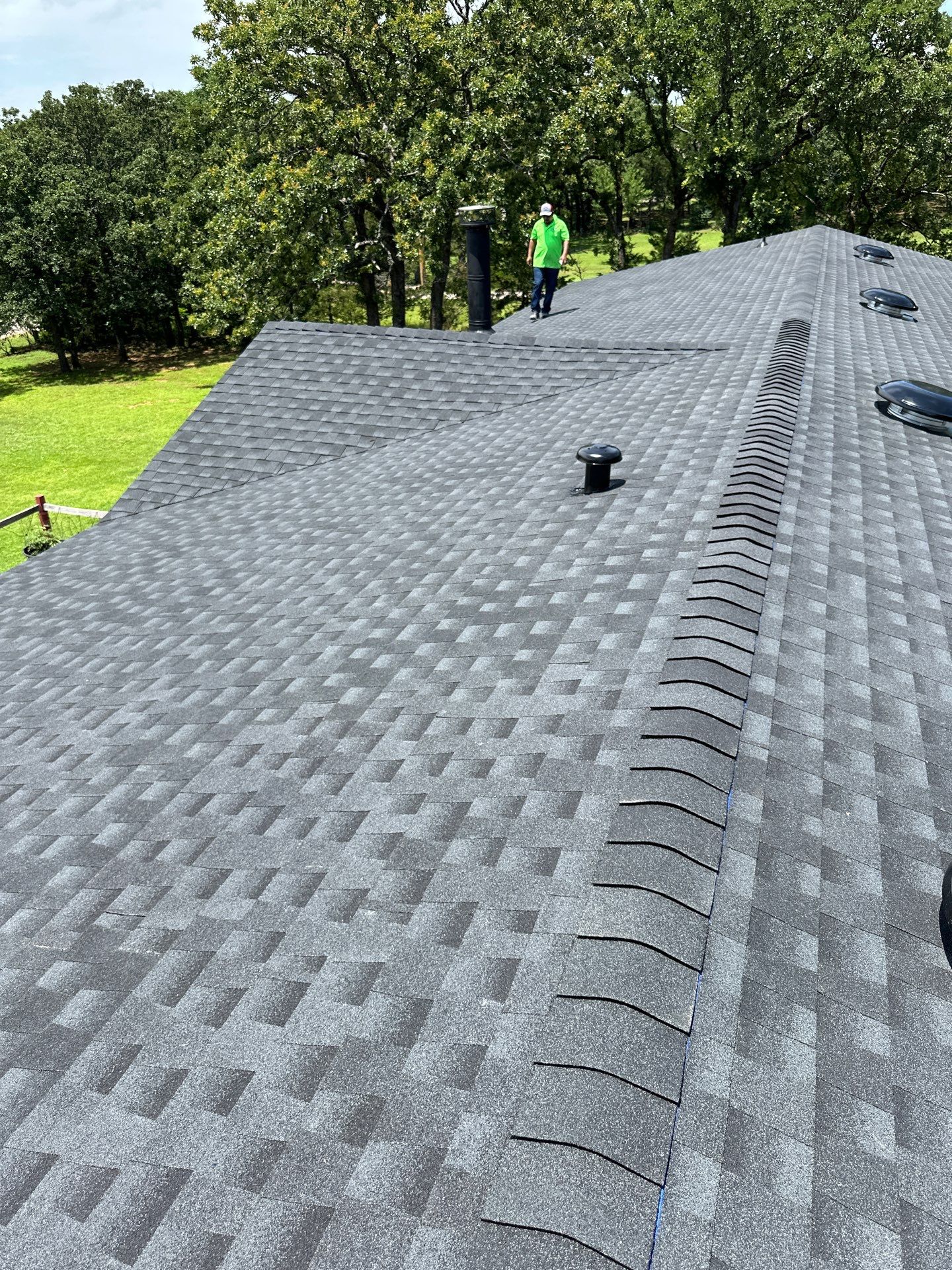roof replacement in Norman by McCann's Roofing and Construction