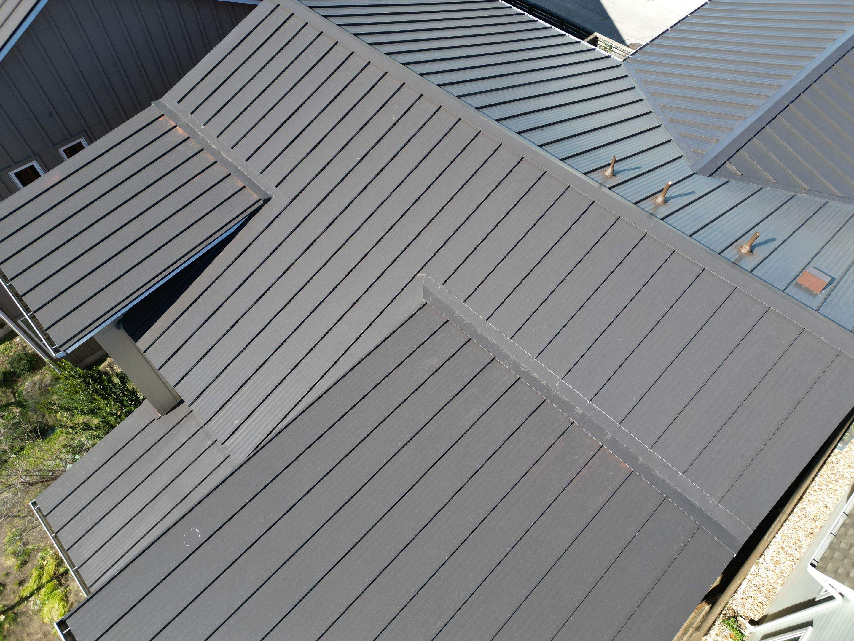 Dark Bronze Standing Seam Metal Roof by RoofsOnly.com