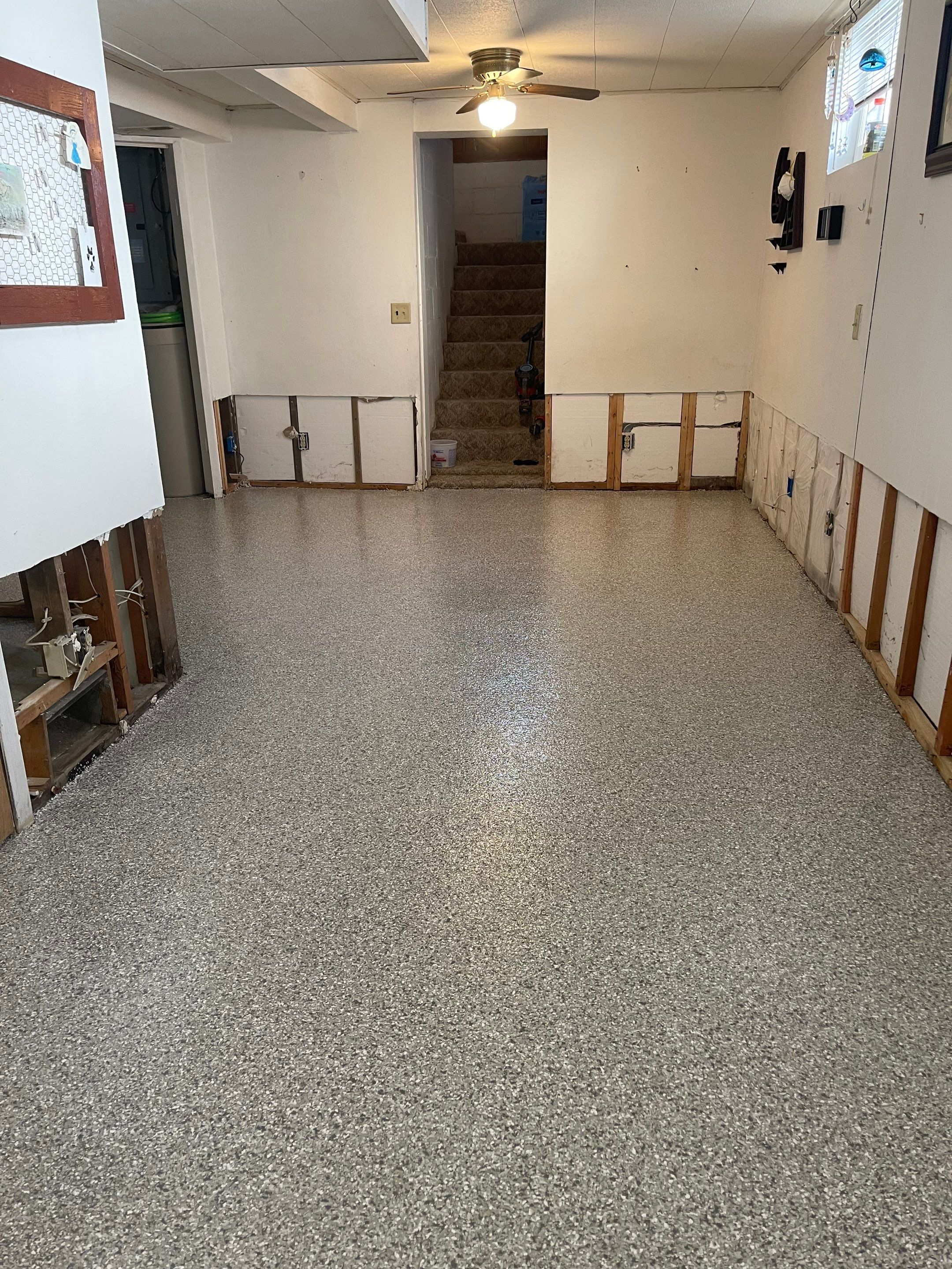 Basement using Mount Everest by Select Painting, Coatings & Garage Cabinets