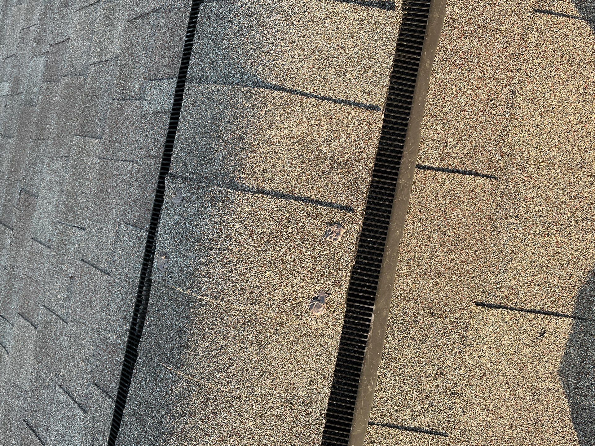 Hail Damage using Owen's Corning Duration (Lifetime) Shingles by Roof Repair Company