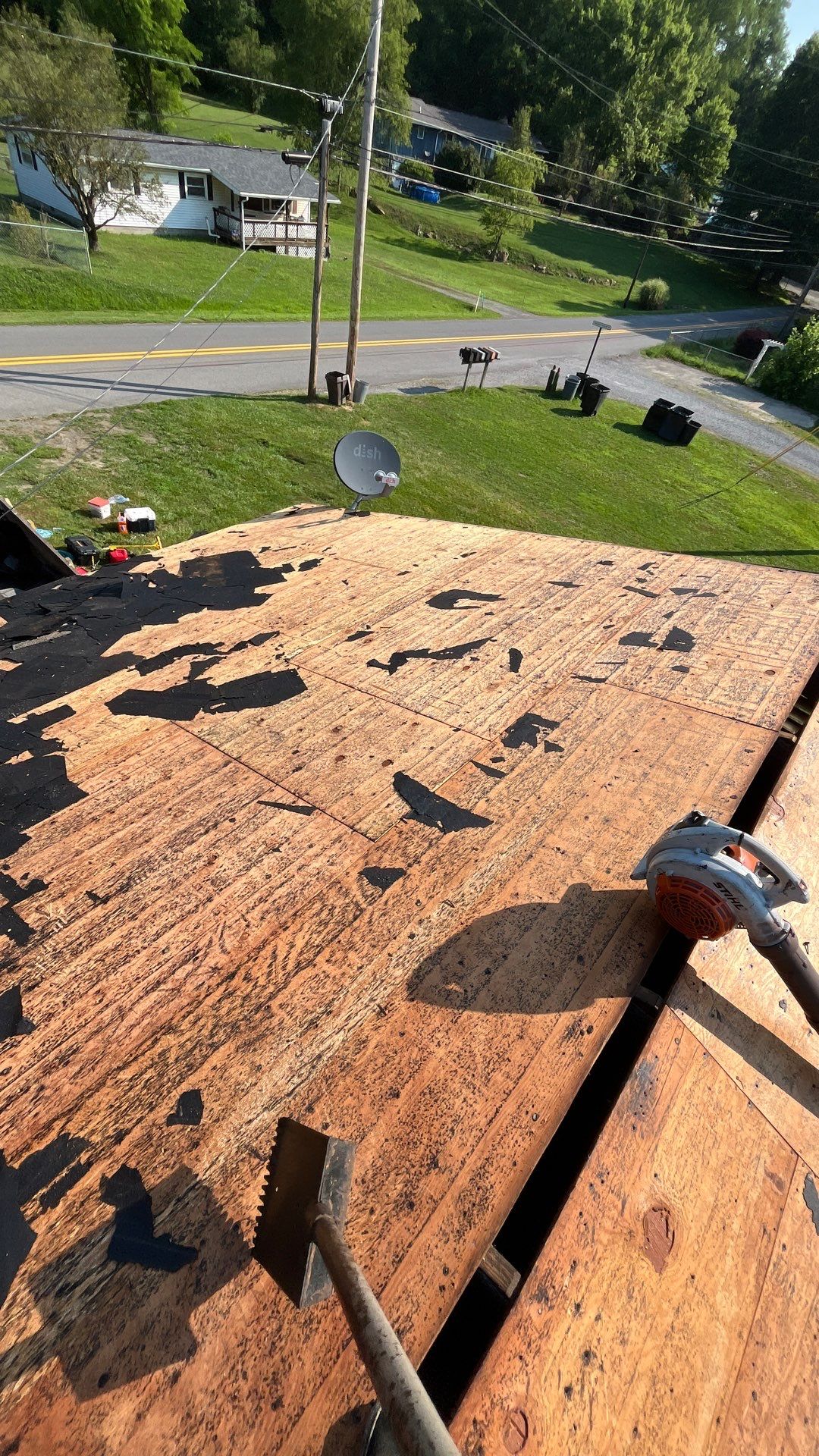 Residential Roofing Installation using GAF Timberline HDZ Pewter Gray by Rainstoppers Roofing