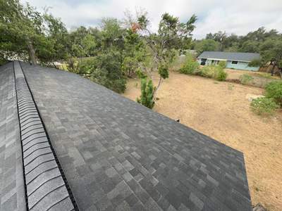 Onyx Black Oakridge Roof Replacement in Cedar Park