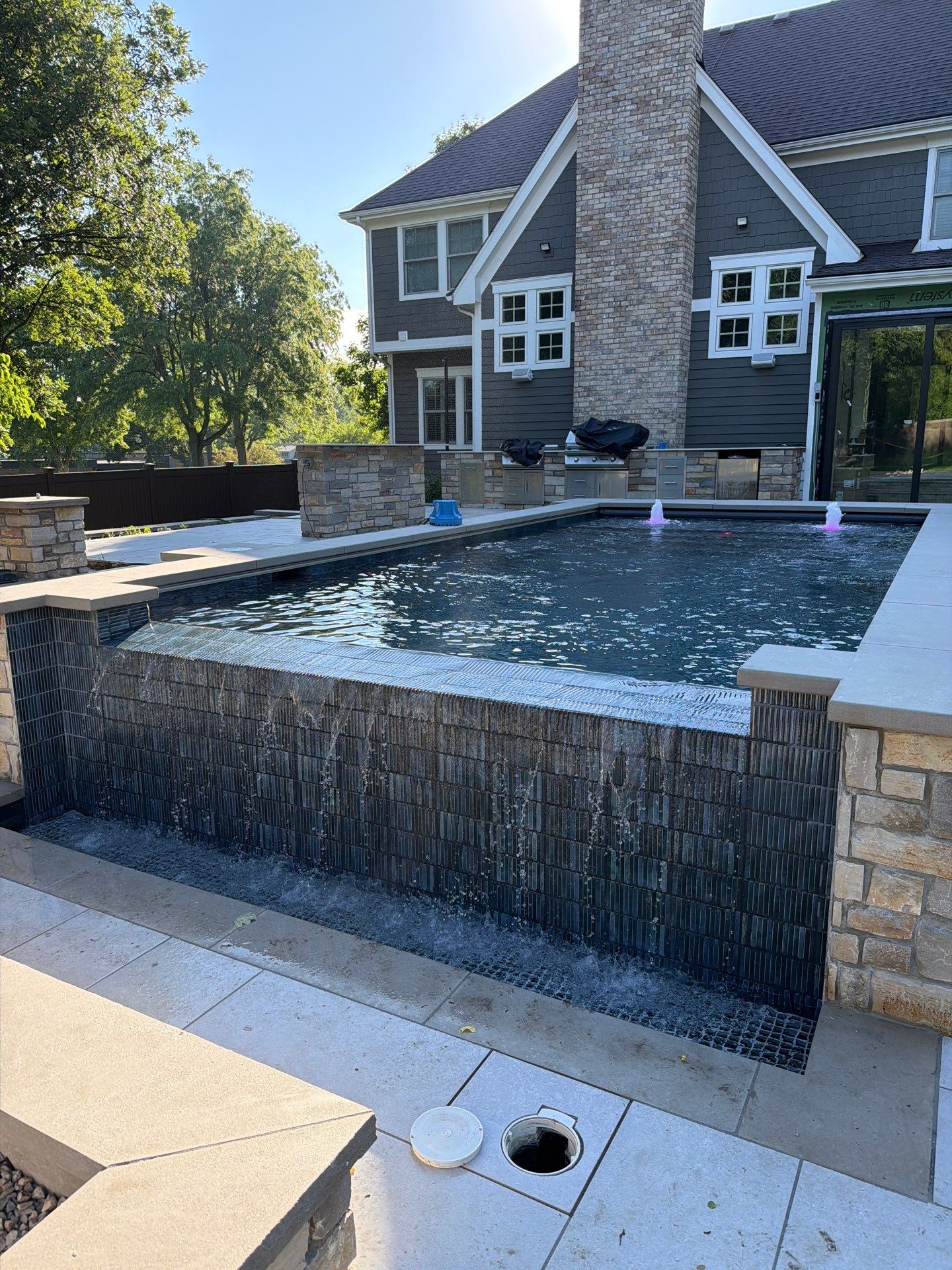Swim Spa - Jet Benches - Spillover - French Riv by North Shore Pool & Spa