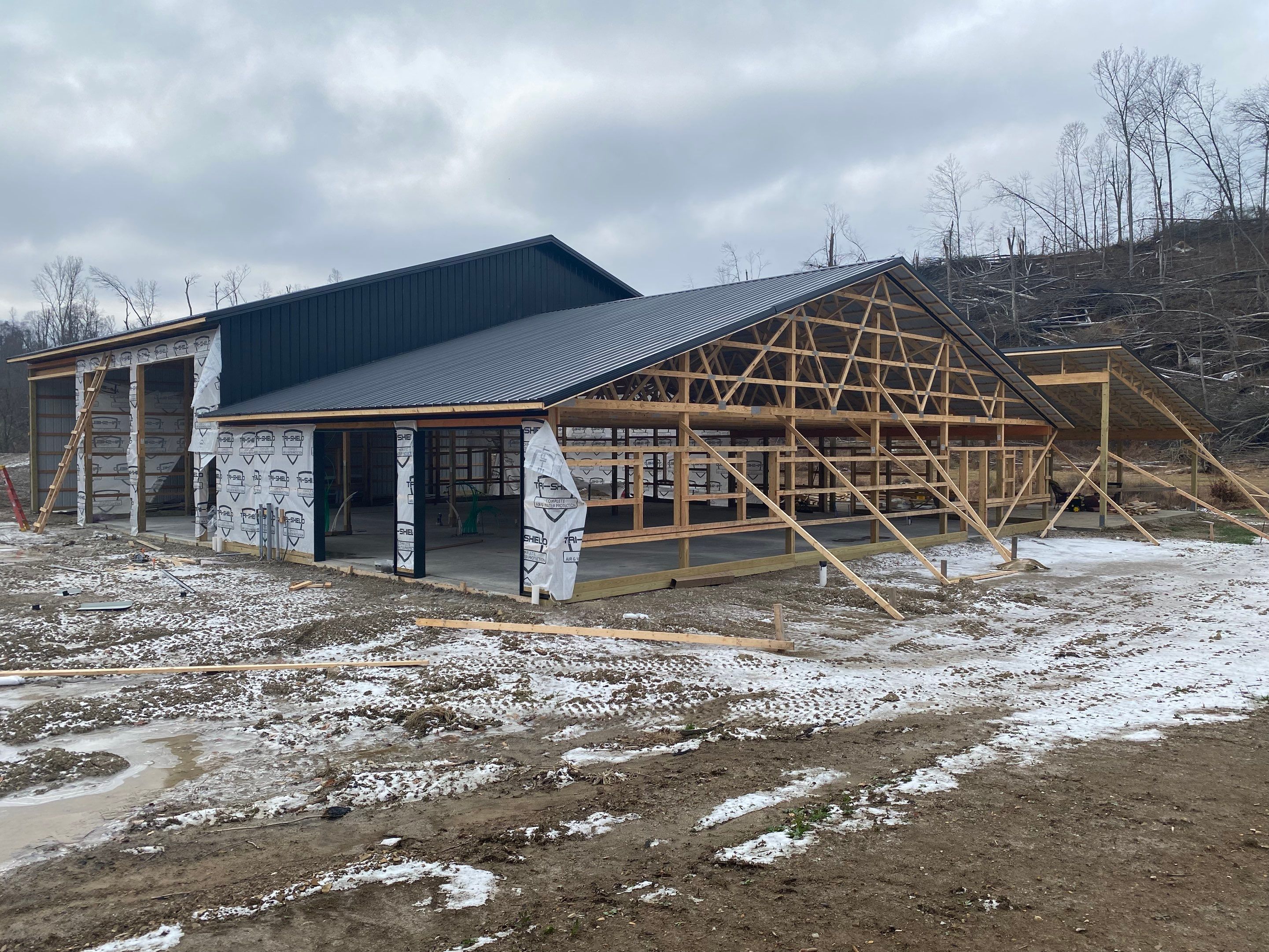 Custom Post-Frame Home Construction and Metal Building in Nashville by The Barn Builders
