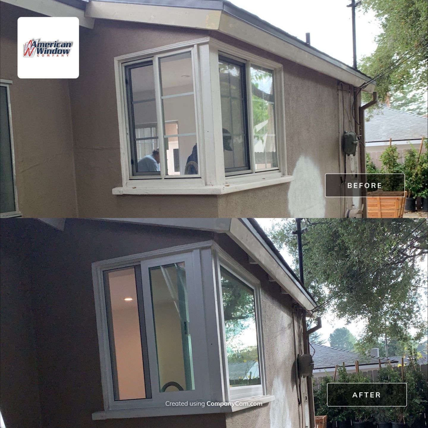 Window Installation using Amsco Studio Series Vinyl by American Window Company