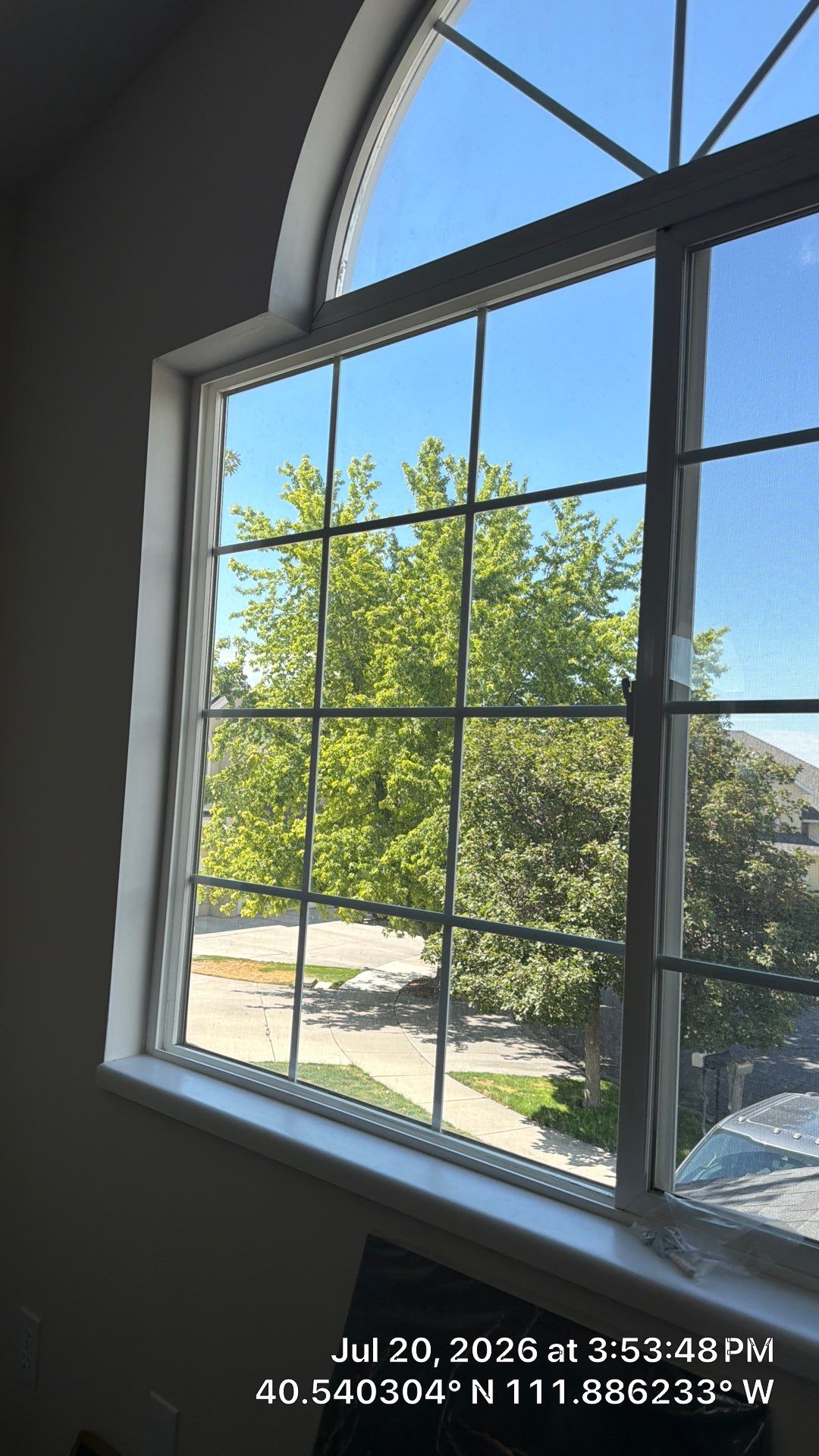 Residential Interior and Exterior Window Cleaning in Draper by CompanyCam Sales Demo