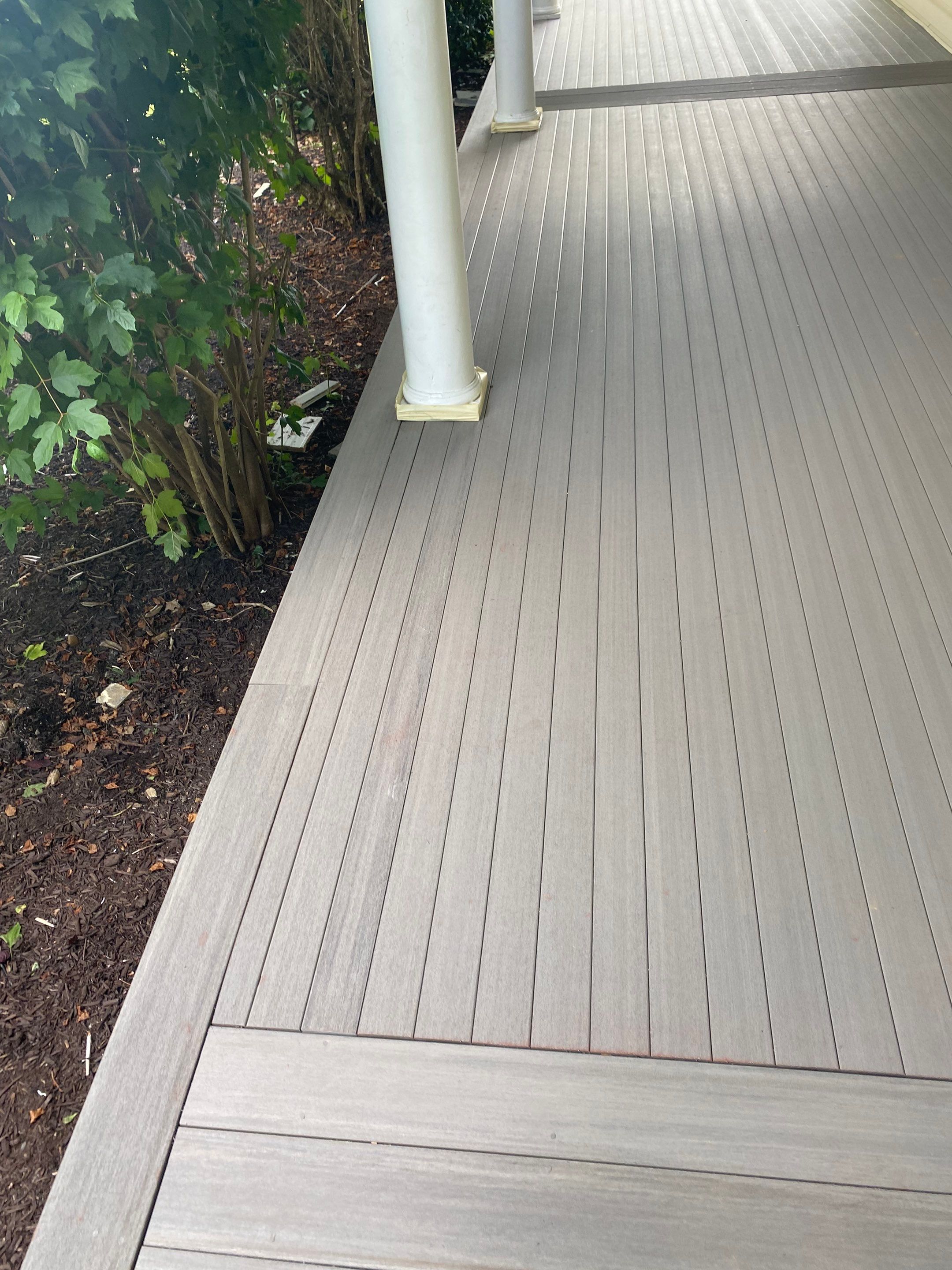 Front Porch Transformation using Timbertech Decking by The Smet Companies, LLC
