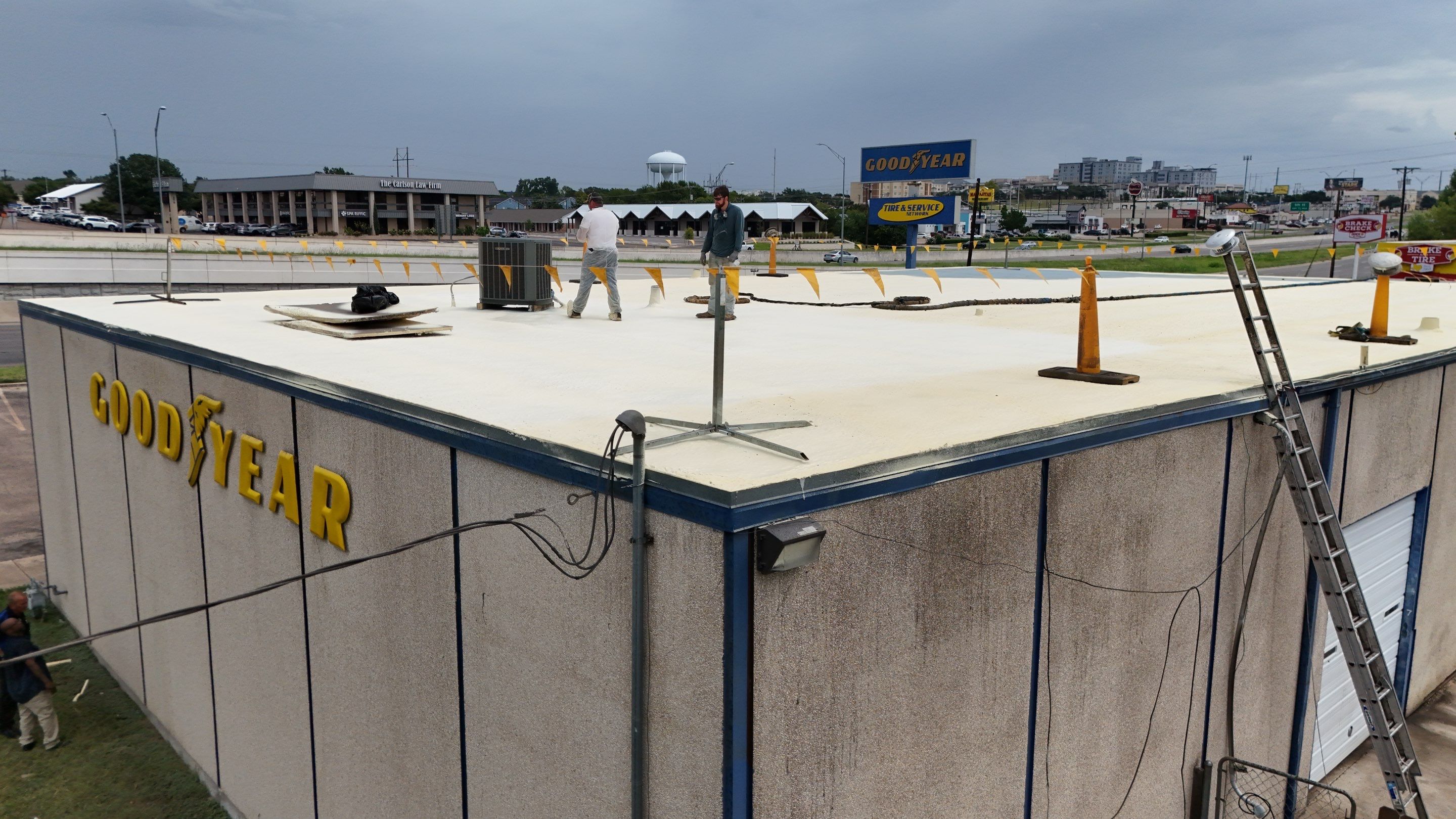 Goodyear Foam Roof Restoration – Temple, TX by All Star Roofing LLC