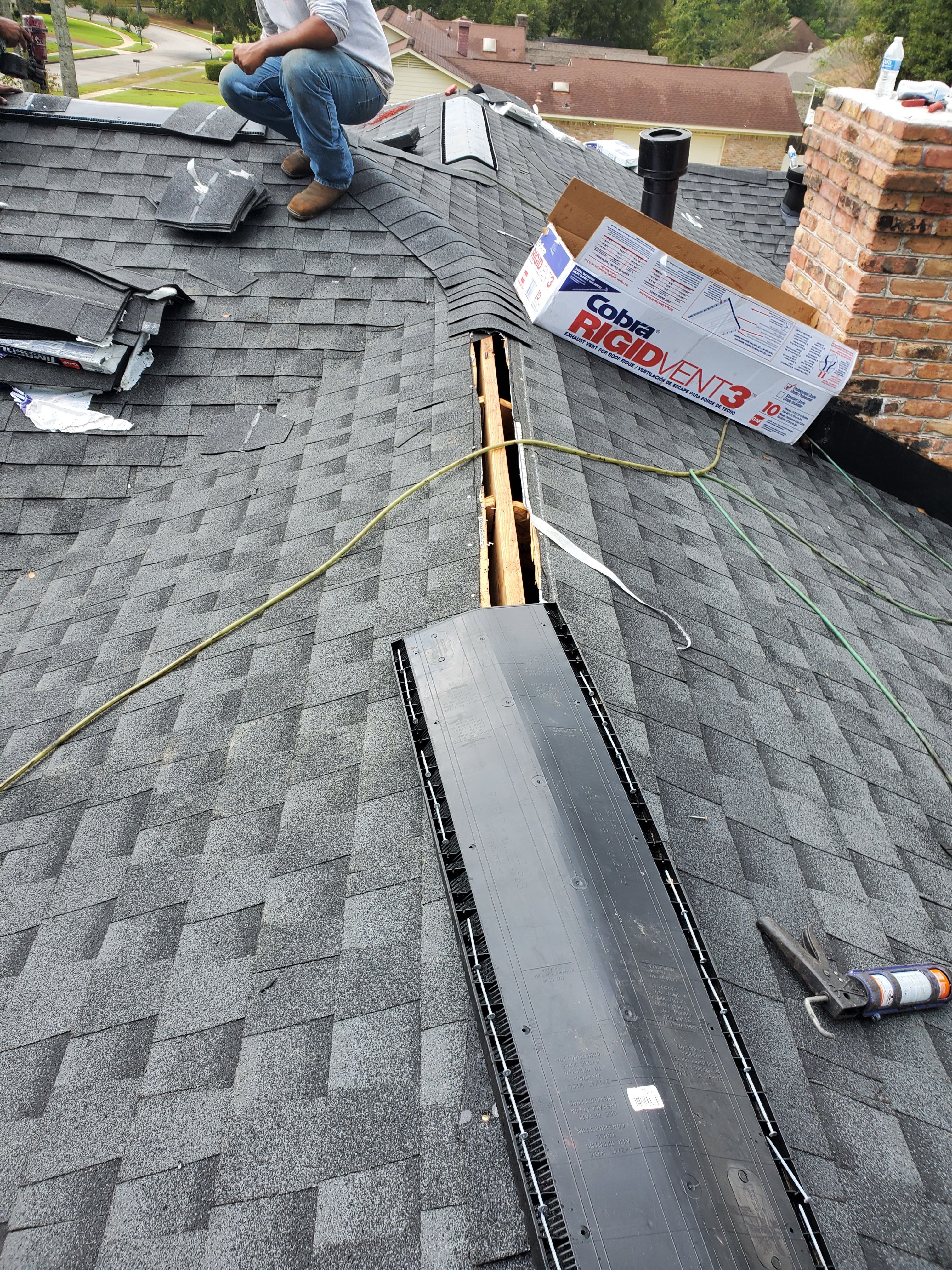Residential Roofing Installation using Roof Replacement by American Roofing & Construction LLC
